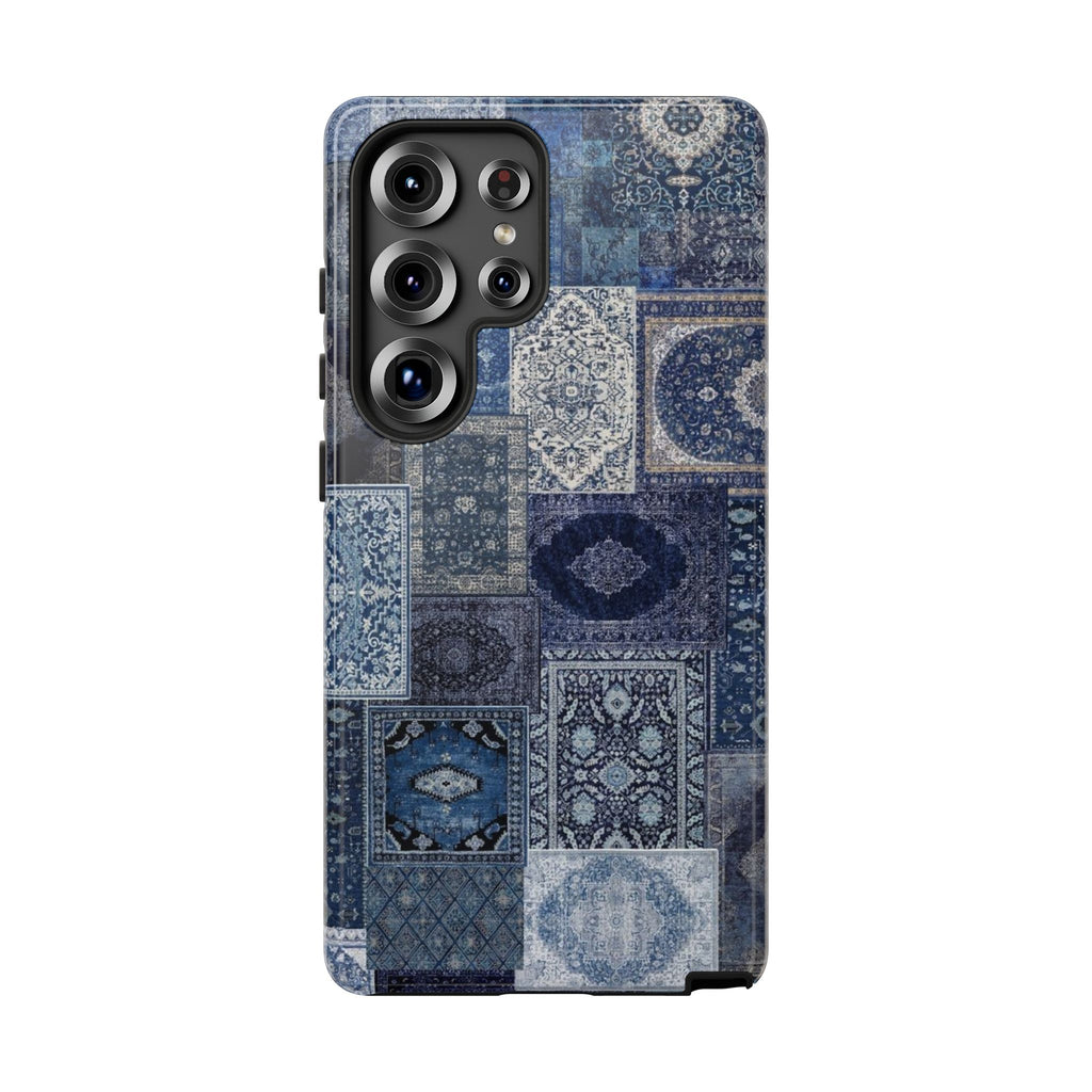 Blue Persian Rug Case (collage)