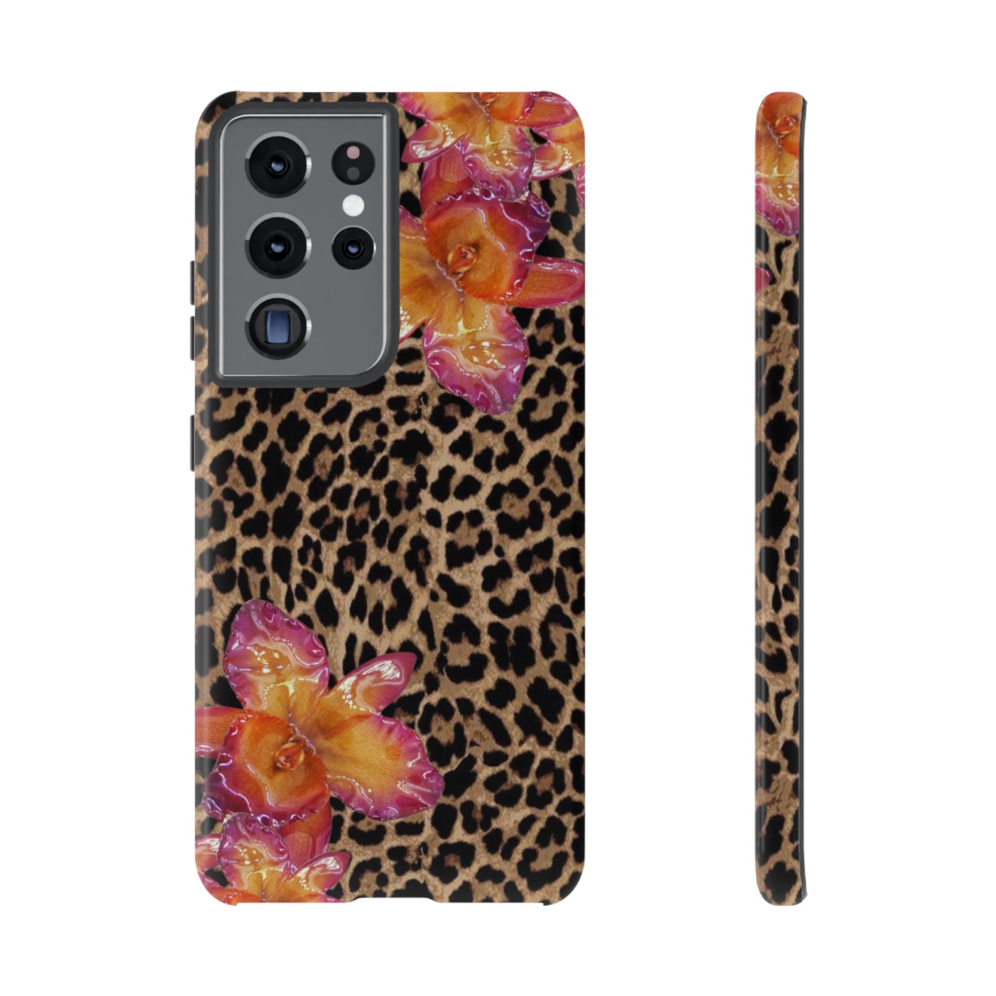 Leopard flower case