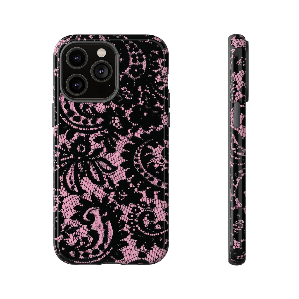 Pink lace case