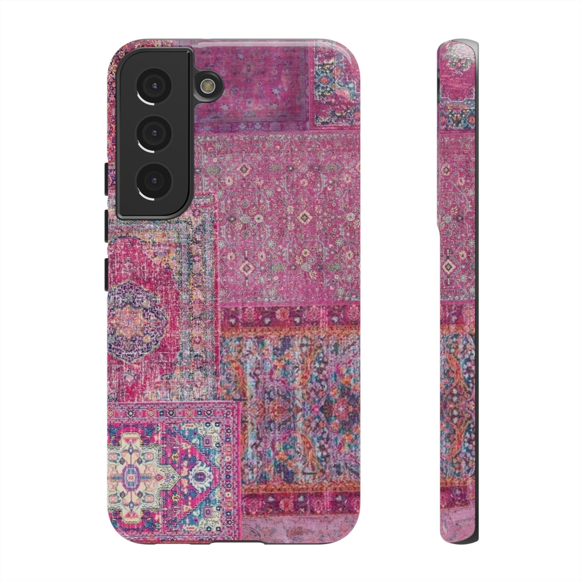 Dark Pink Persian Rug Case