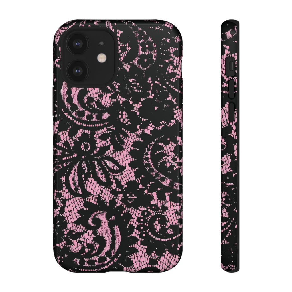 Pink lace case