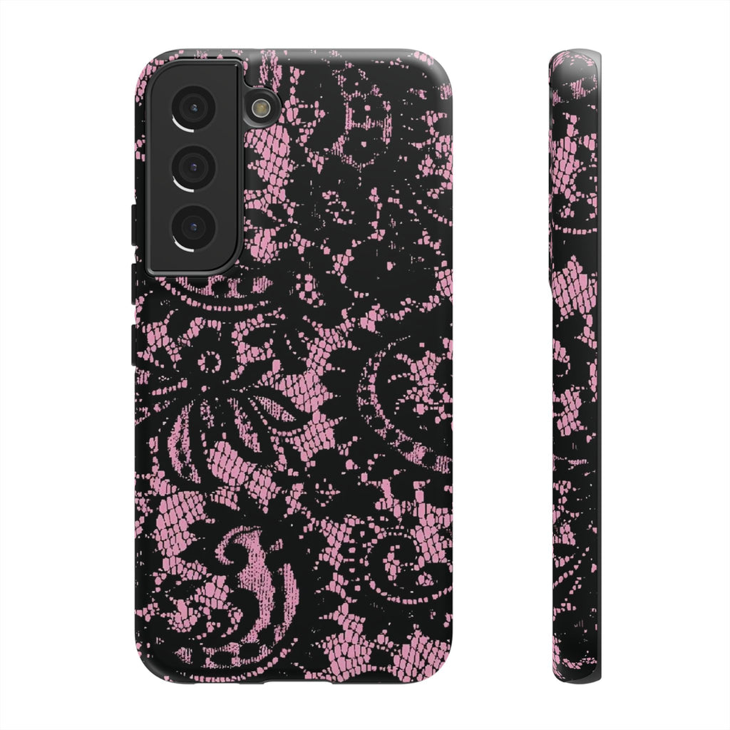 Pink lace case