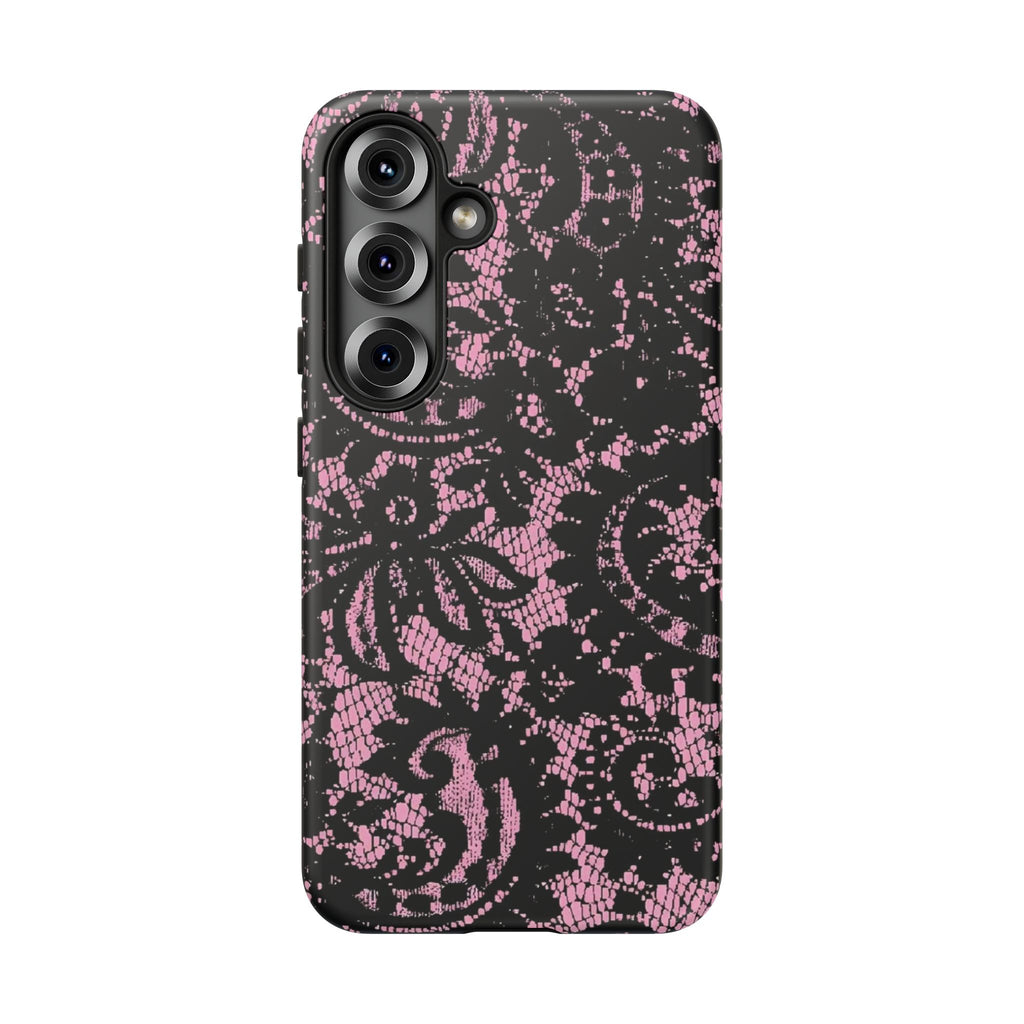 Pink lace case