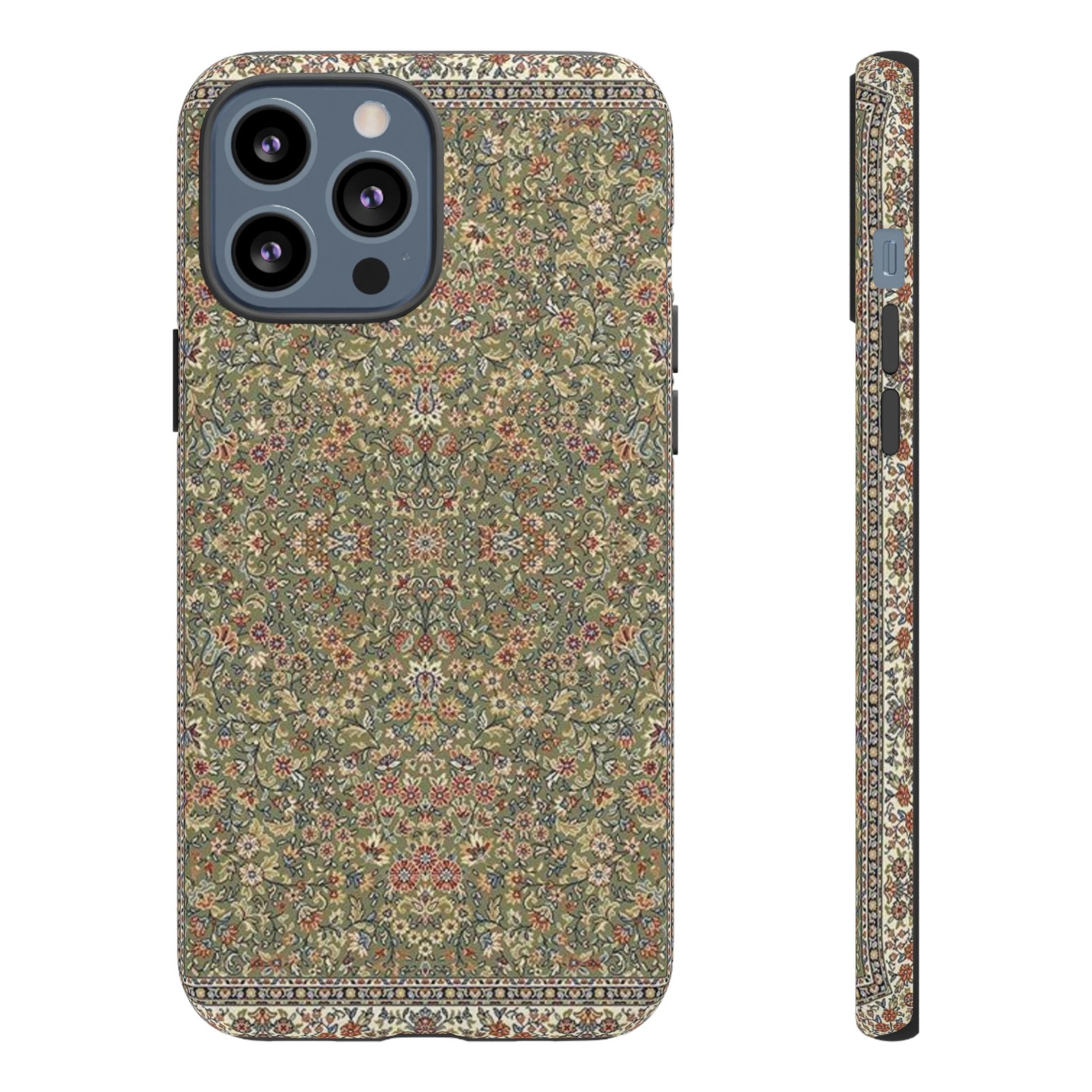 Green Persian Rug Case