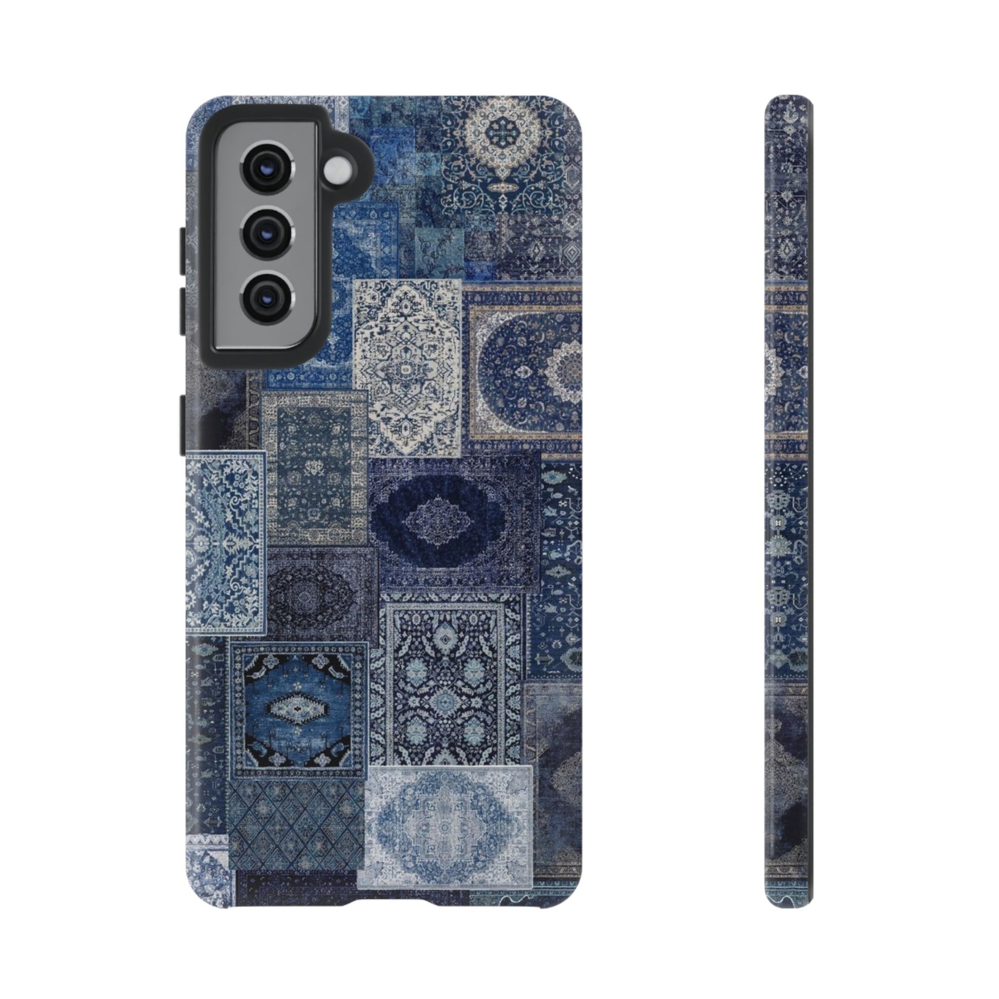 Blue Persian Rug Case (collage)
