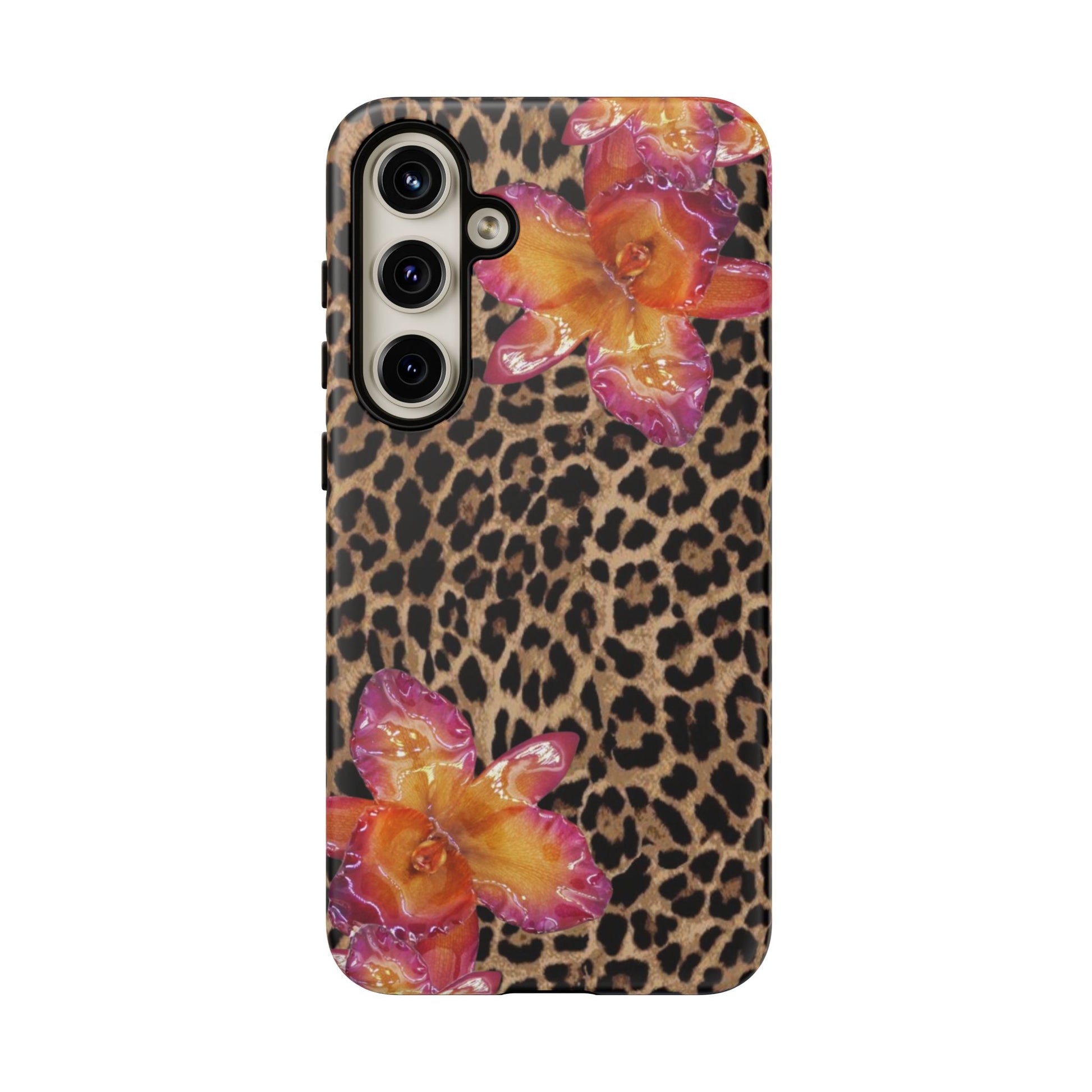 Leopard flower case
