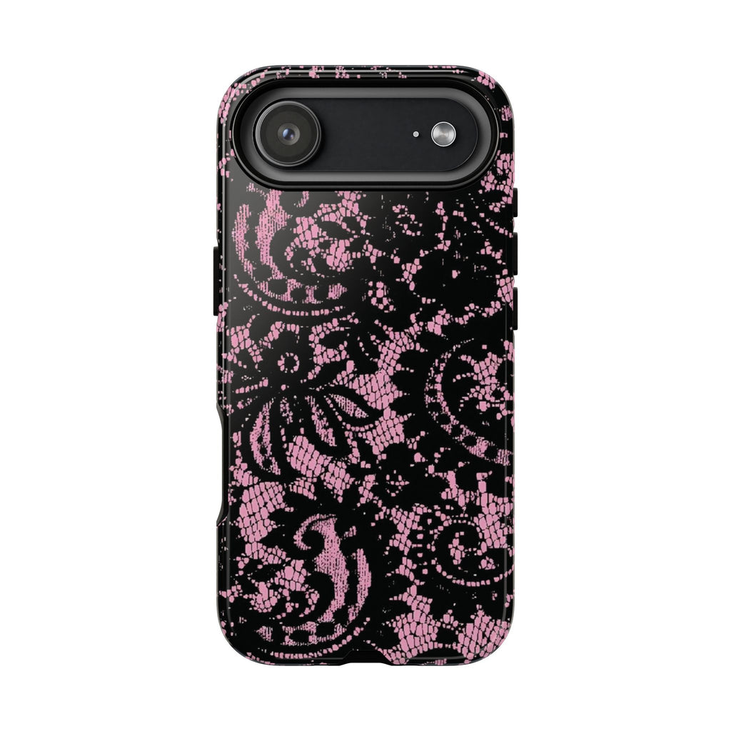 Pink lace case