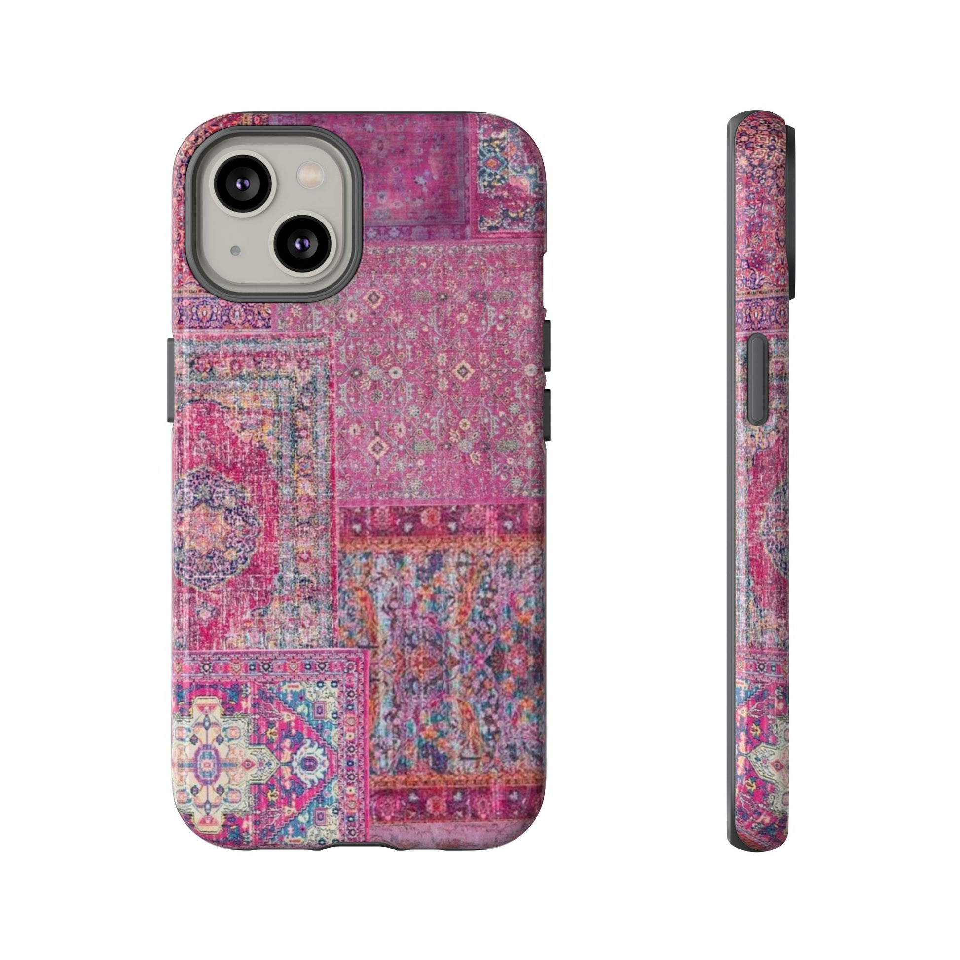 Dark Pink Persian Rug Case