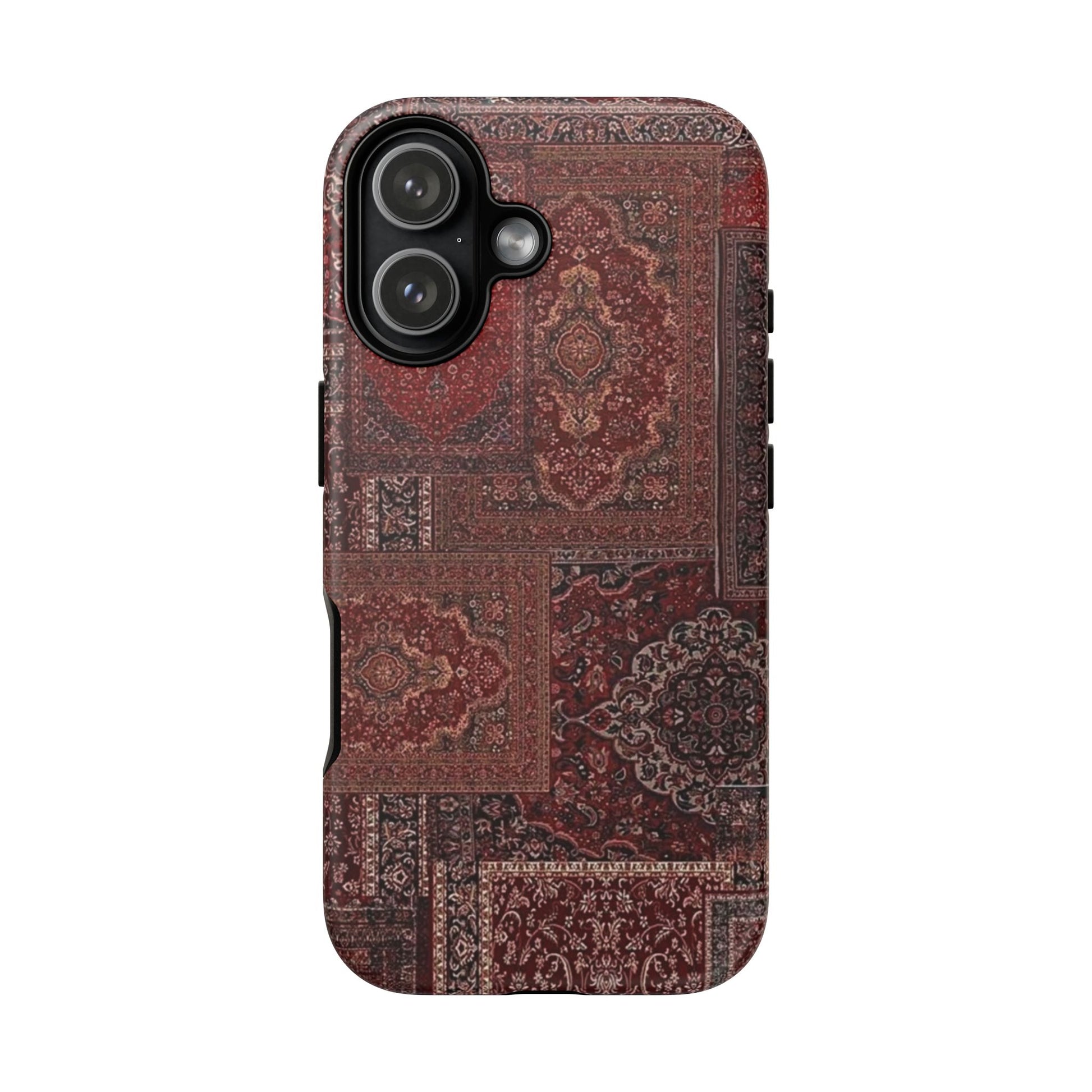 Red Persian Rug Case (collage)