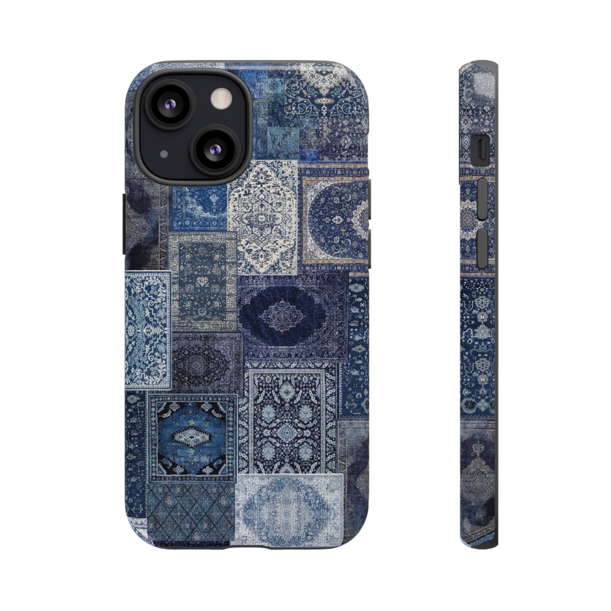 Blue Persian Rug Case (collage)