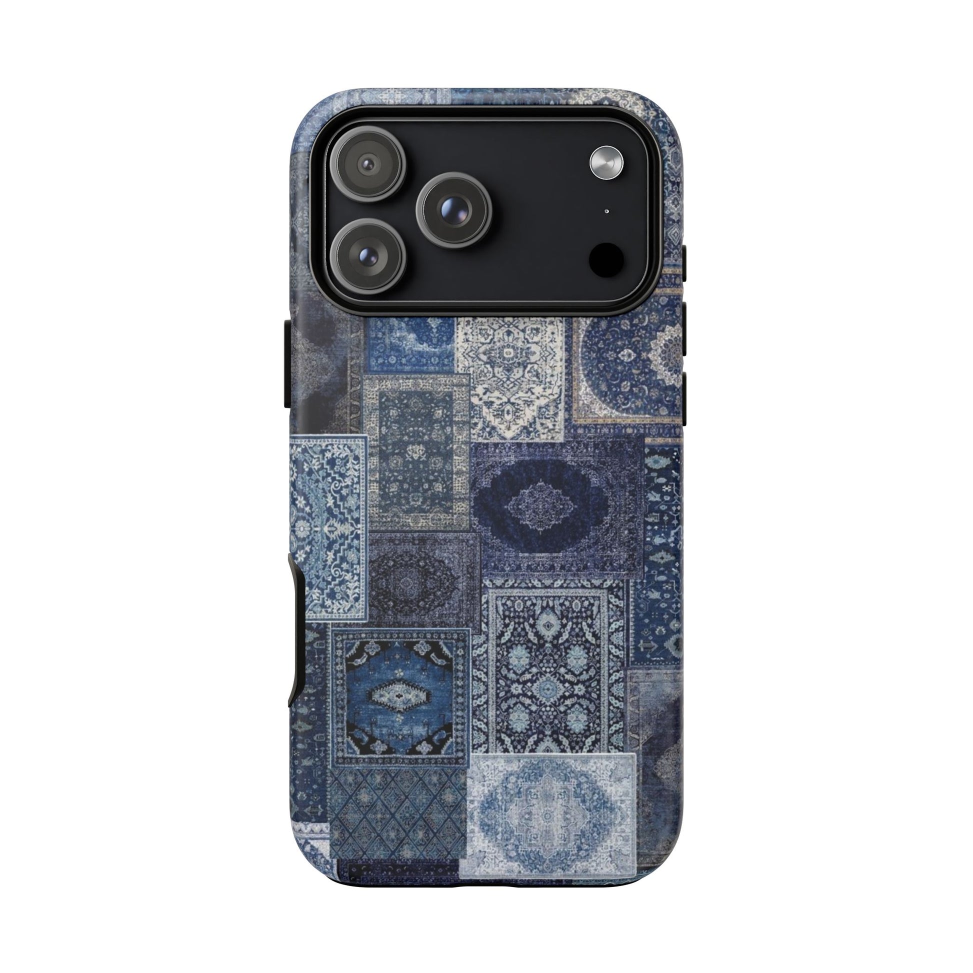 Blue Persian Rug Case (collage)