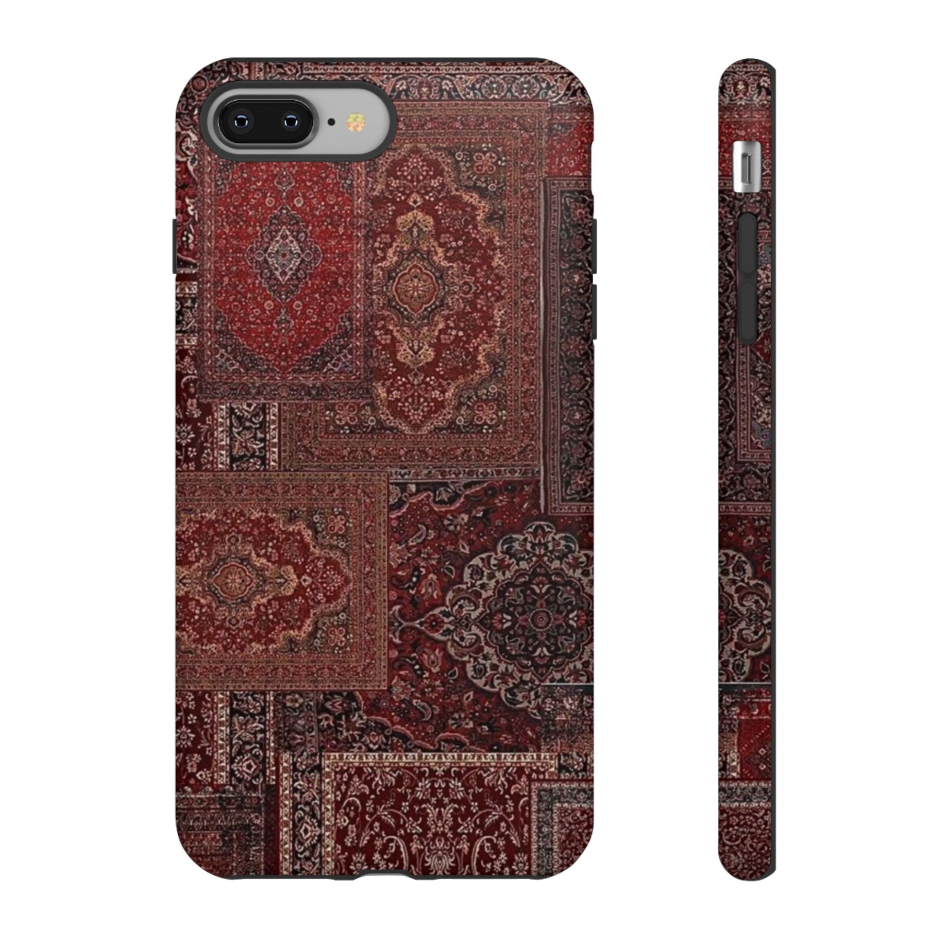 Red Persian Rug Case (collage)