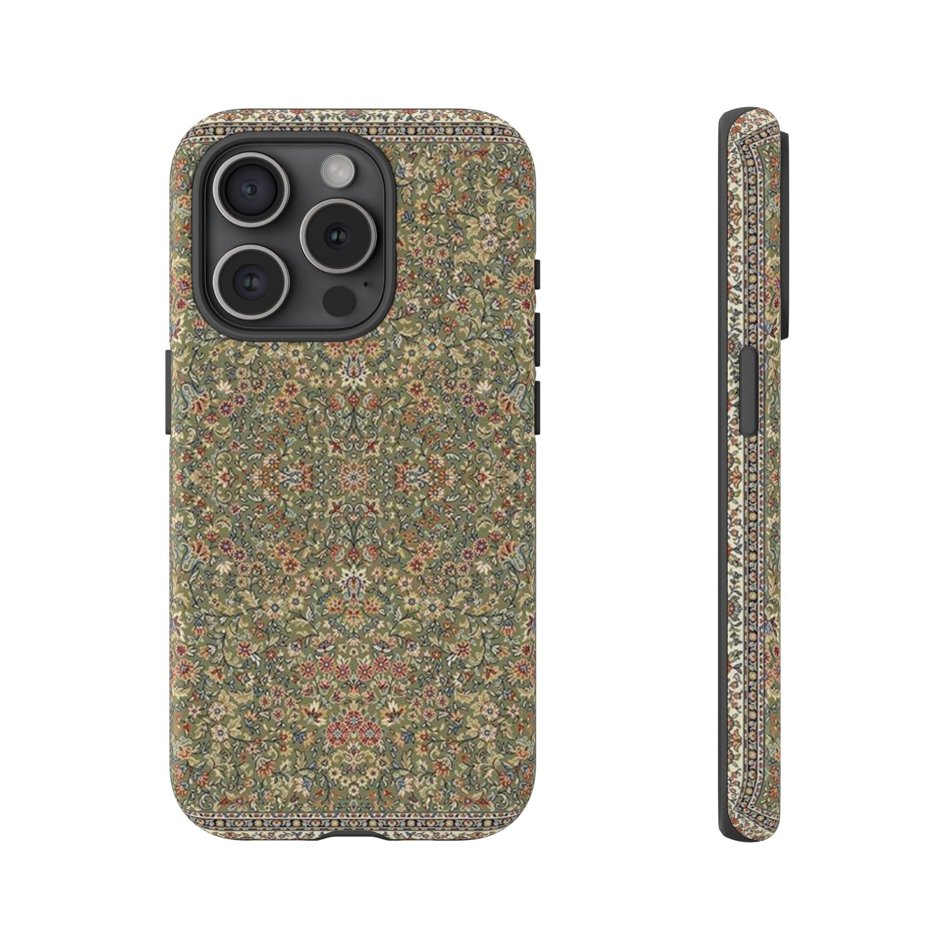 Green Persian Rug Case