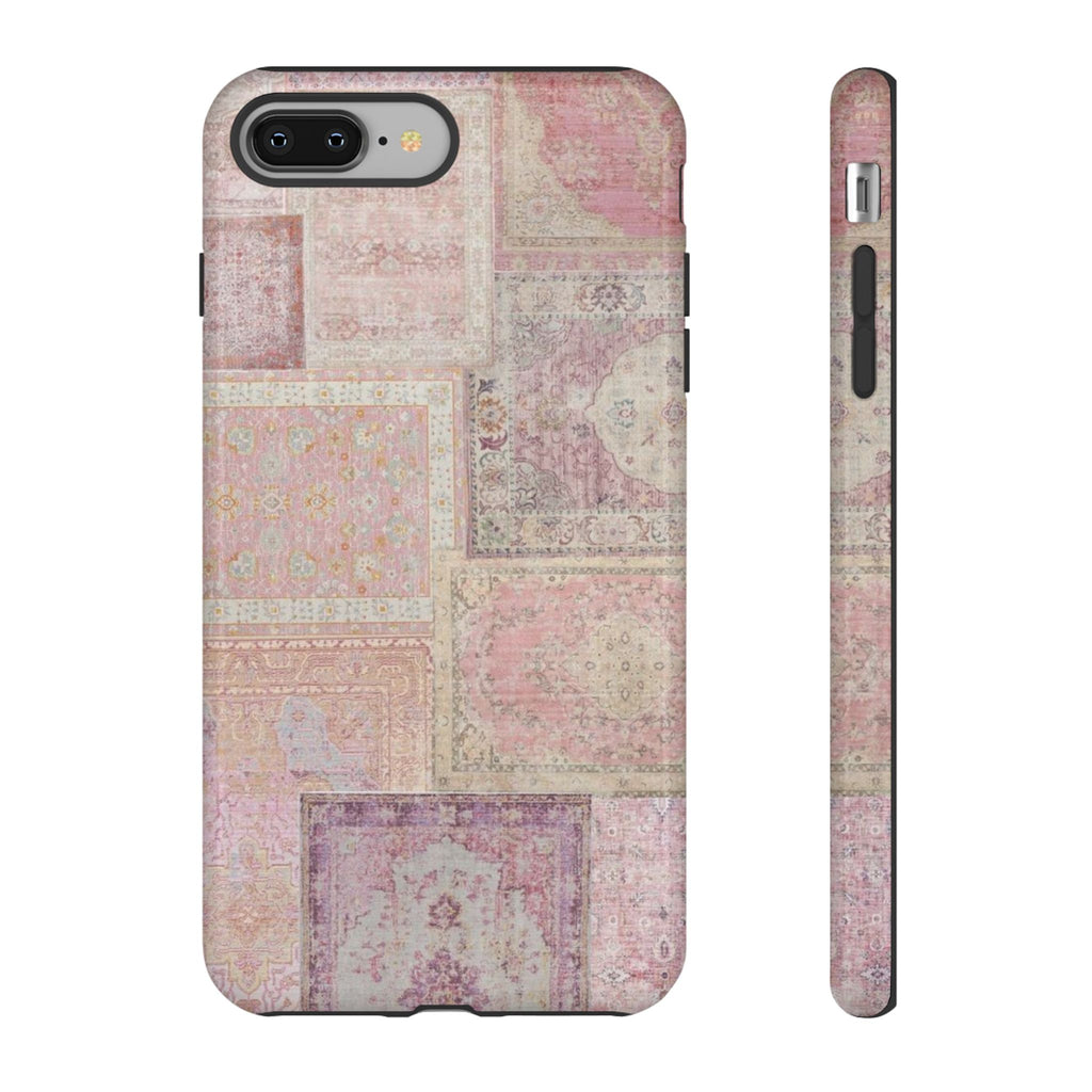 Pink Persian Rug Case (collage)