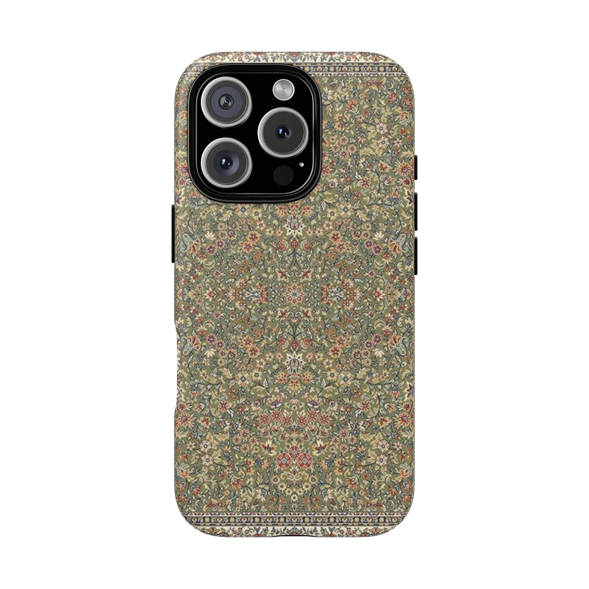 Green Persian Rug Case