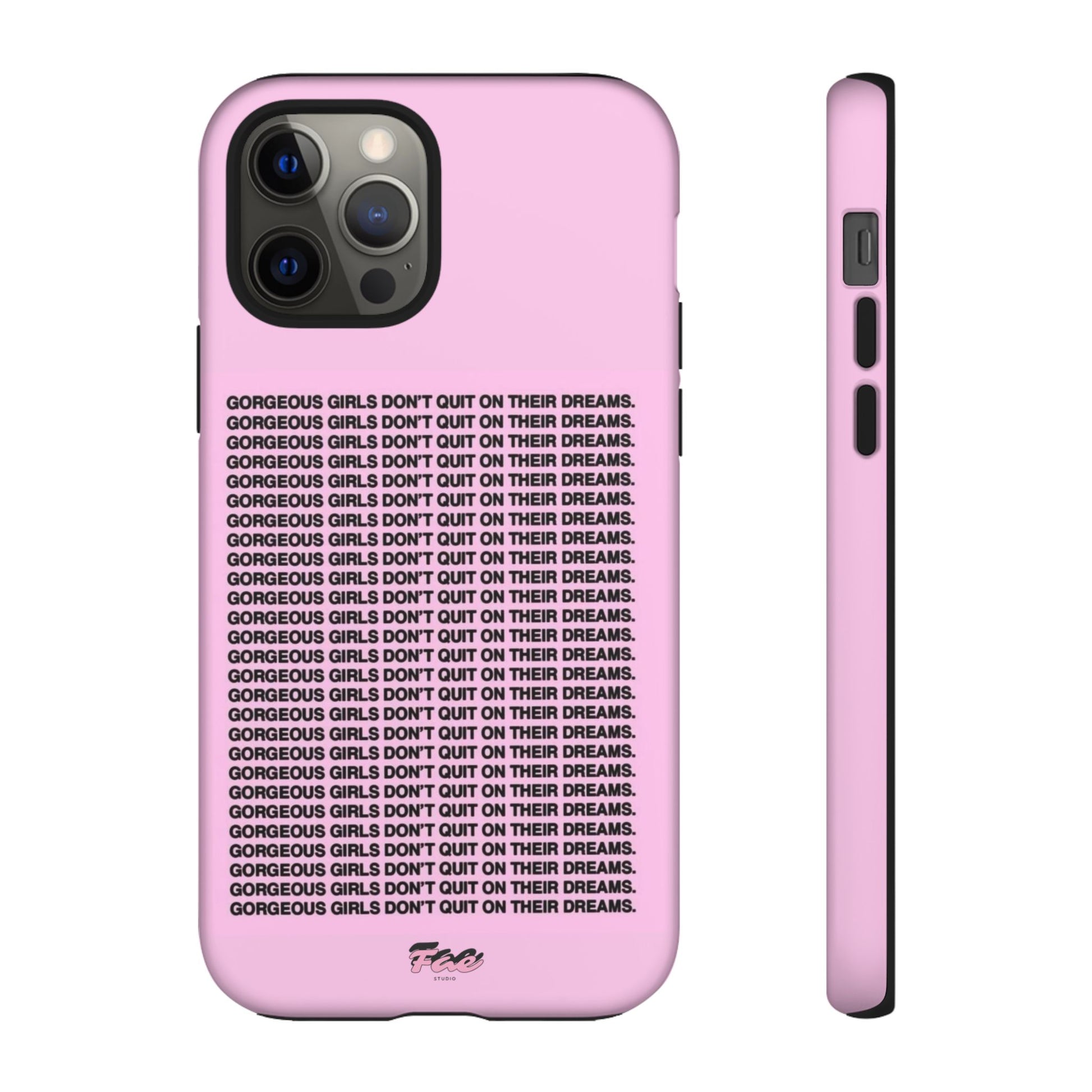 Gorgeous girl don't quit on their dreams  case