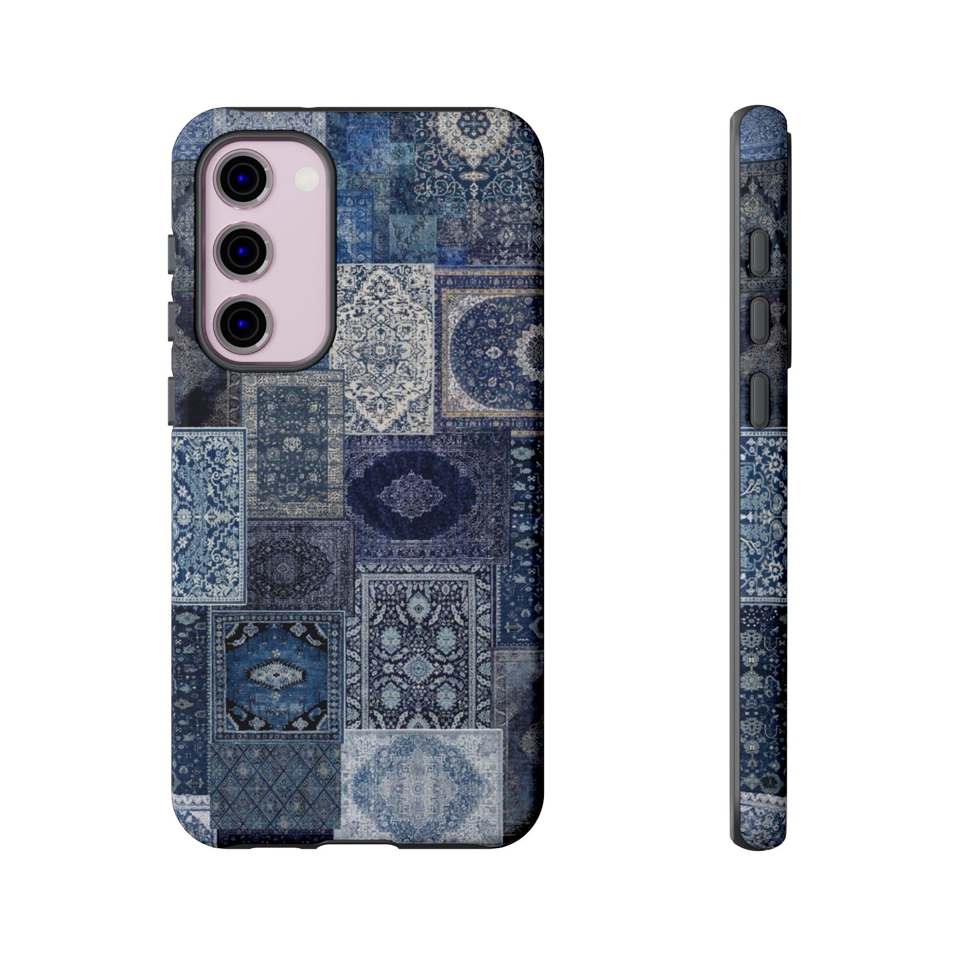 Blue Persian Rug Case (collage)