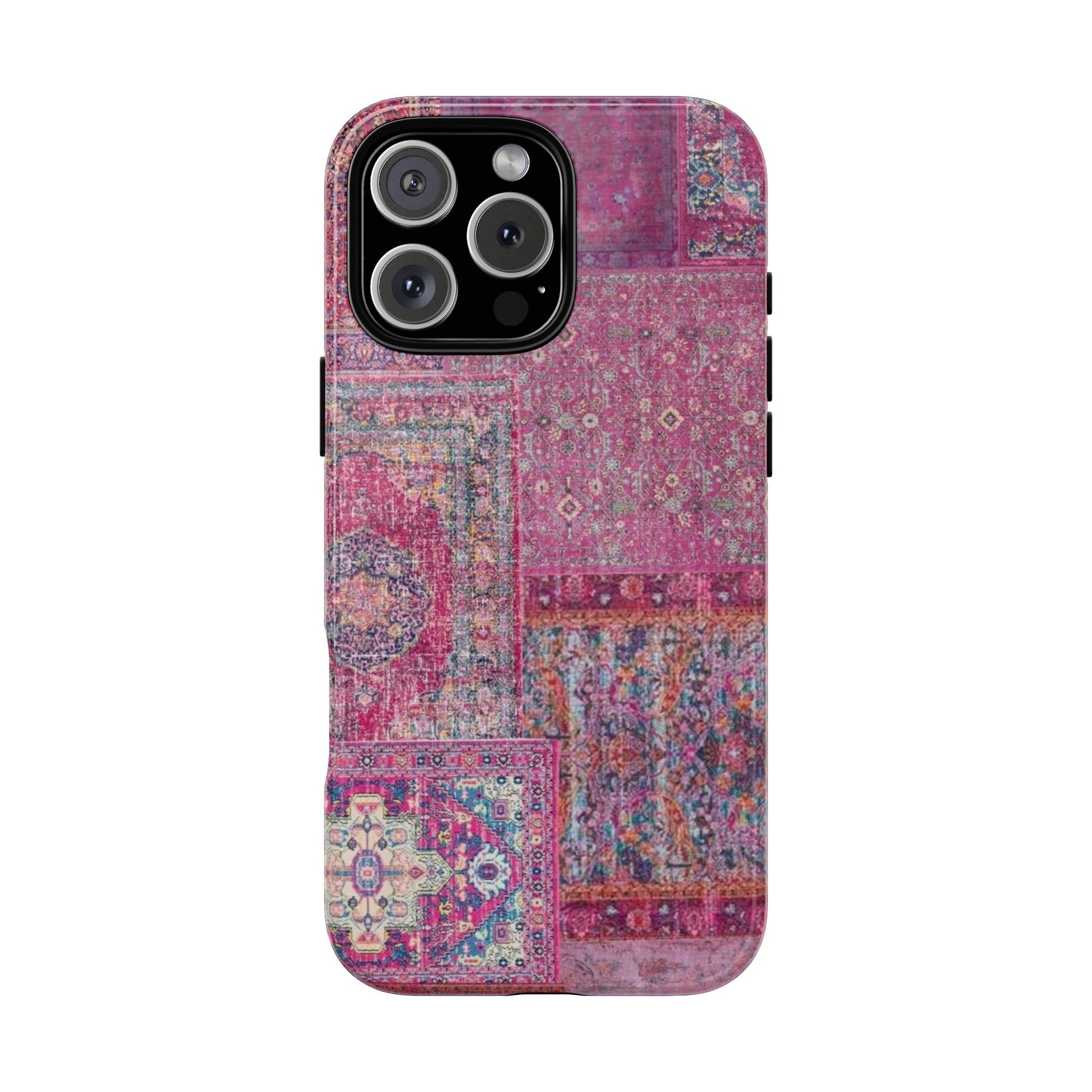 Dark Pink Persian Rug Case