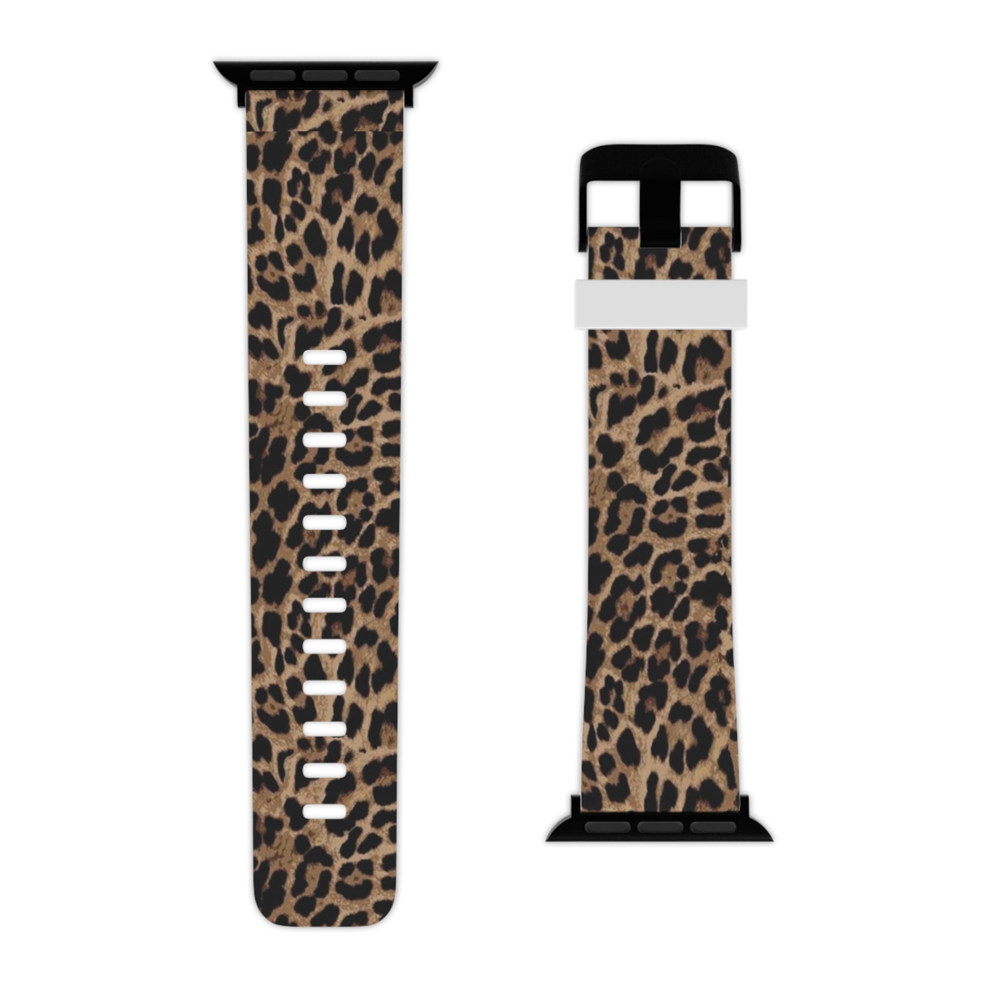 Leopard print watch band