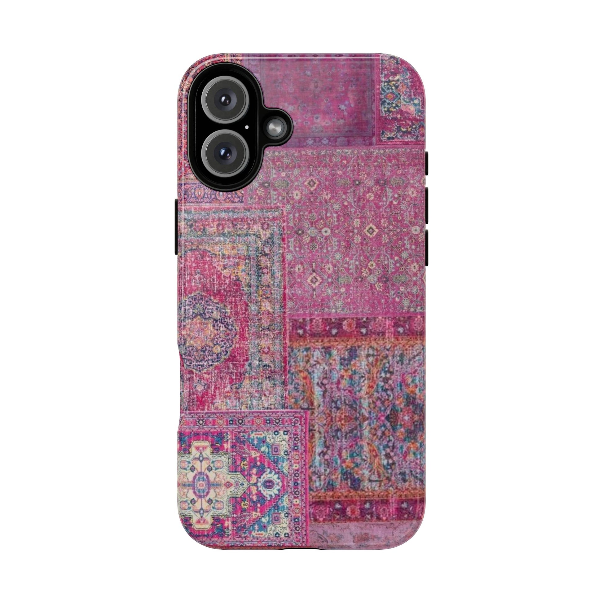 Dark Pink Persian Rug Case