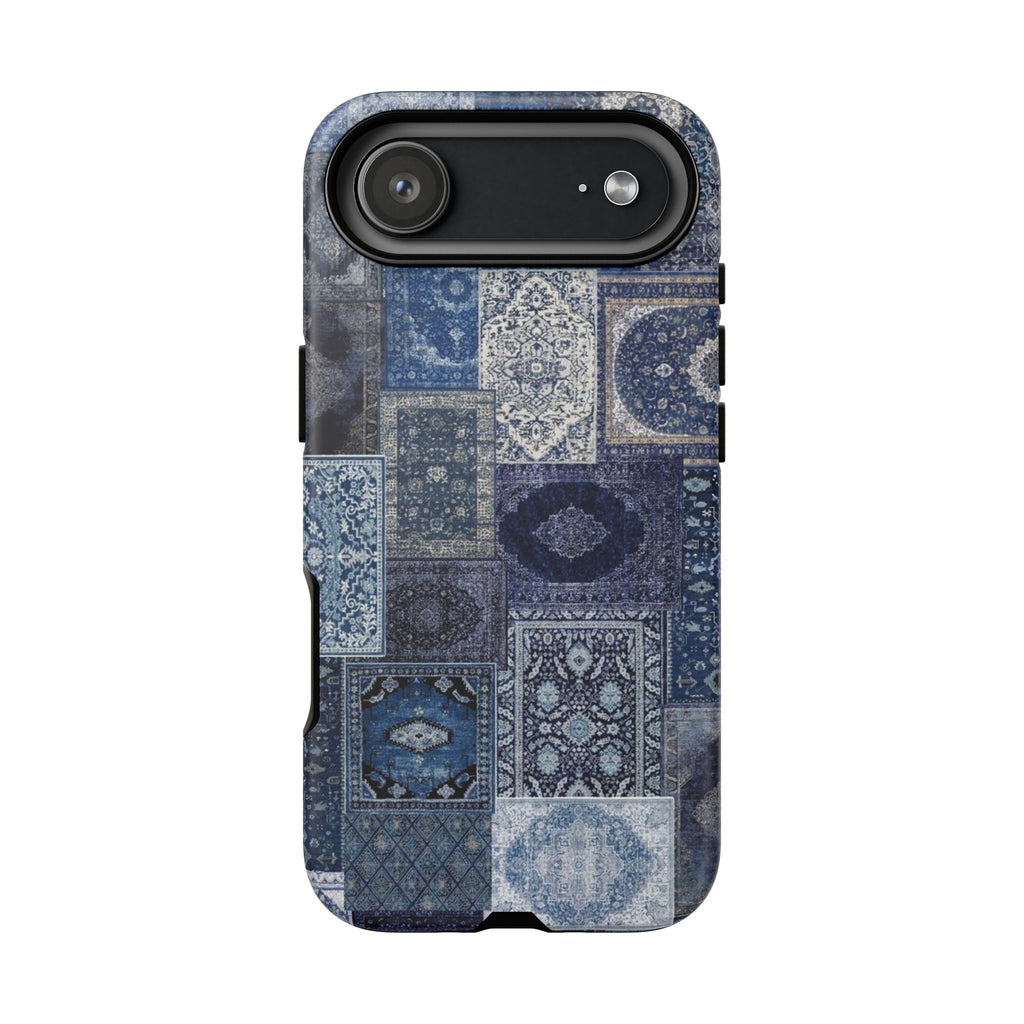 Blue Persian Rug Case (collage)