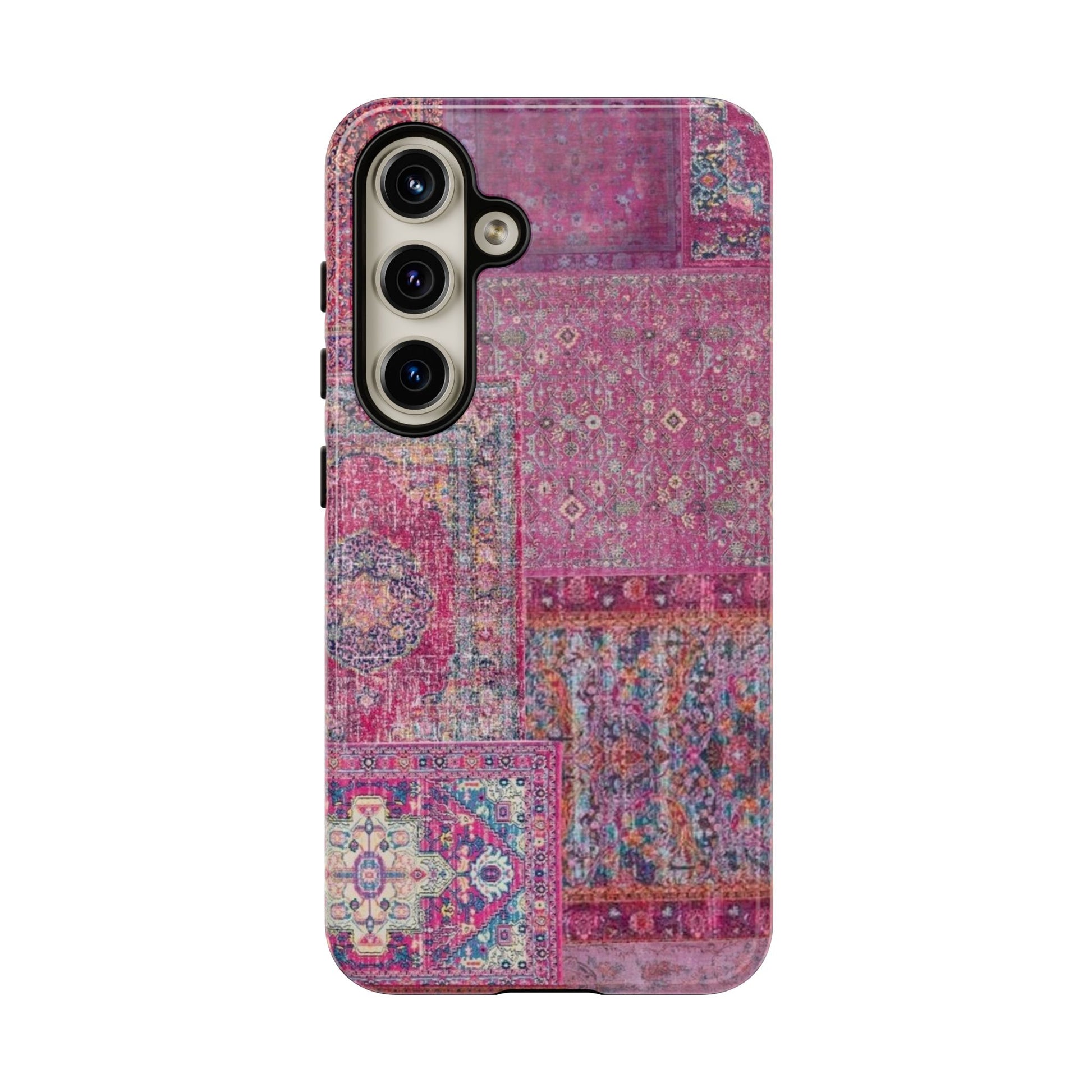 Dark Pink Persian Rug Case