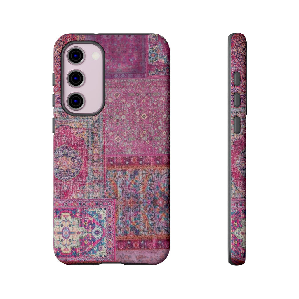 Dark Pink Persian Rug Case