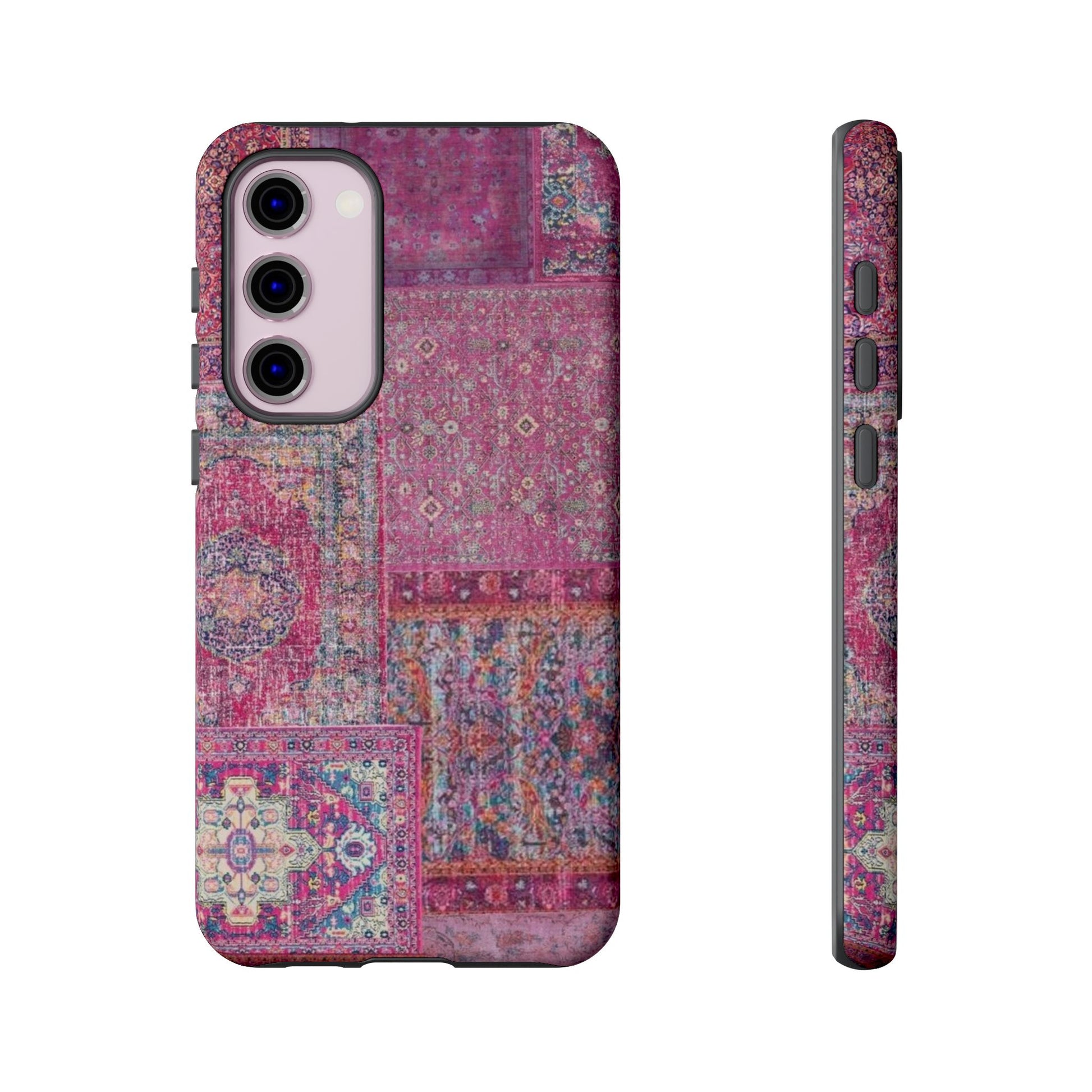 Dark Pink Persian Rug Case