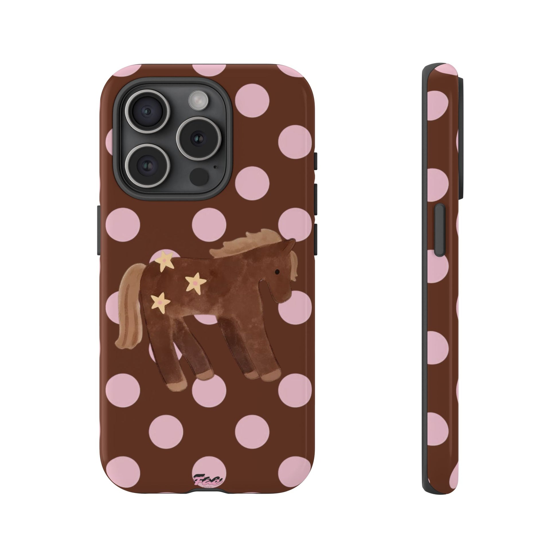 The horse year  case (brown)