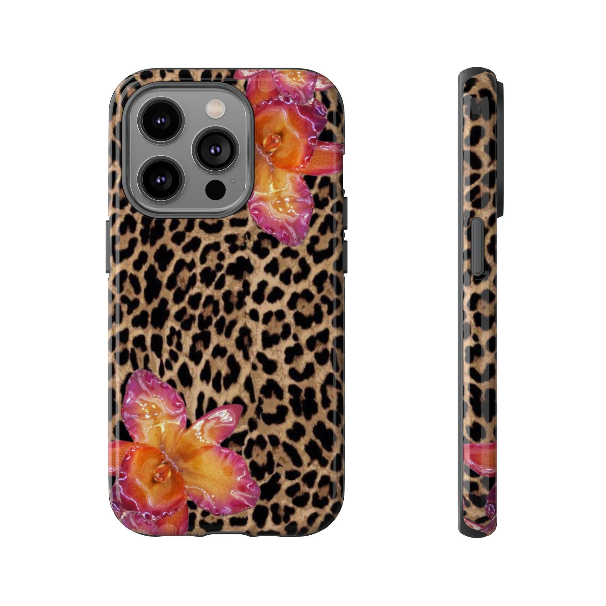 Leopard flower case
