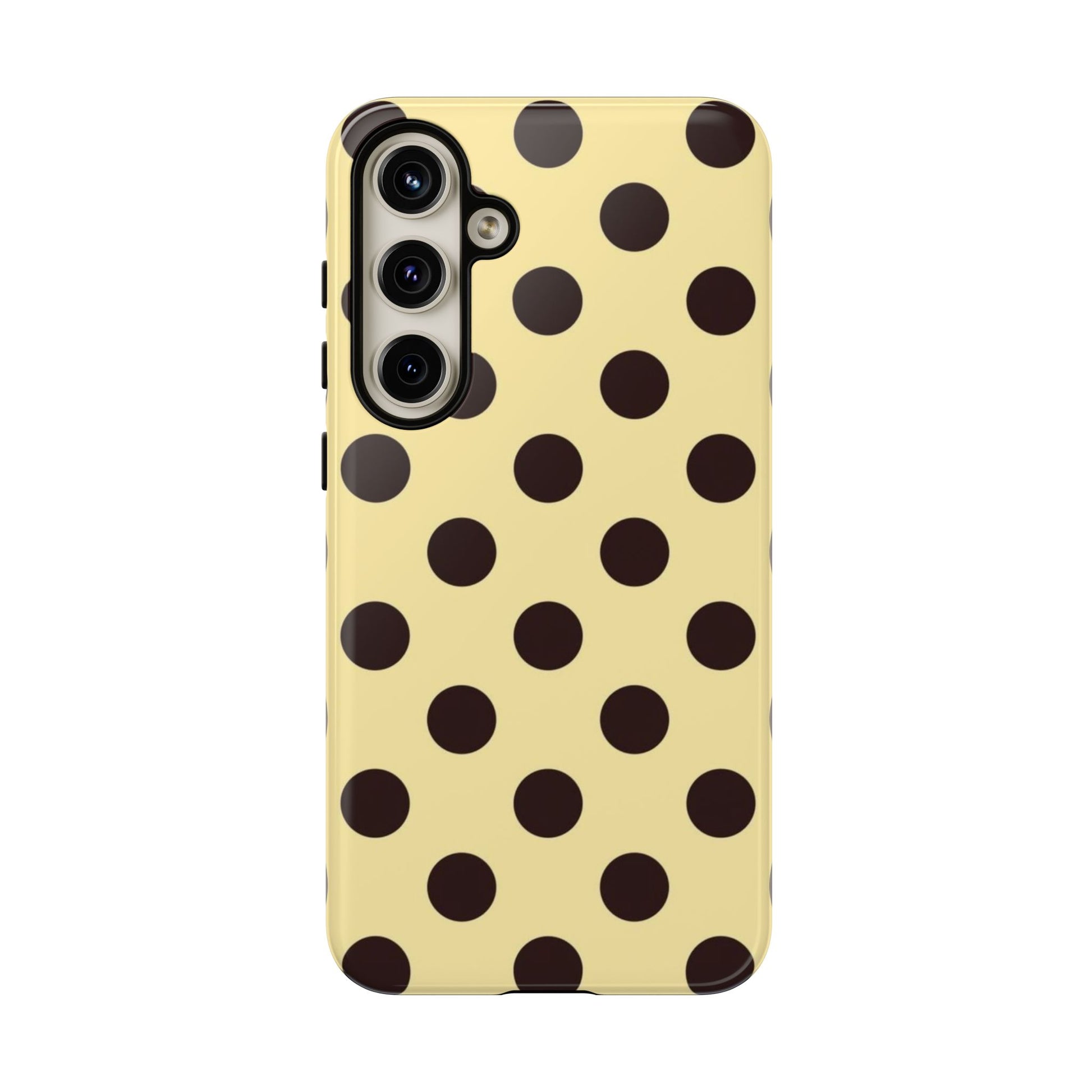 Yellow polka dot  case