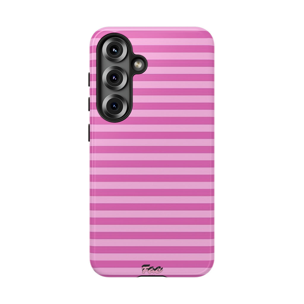 Pink striped case