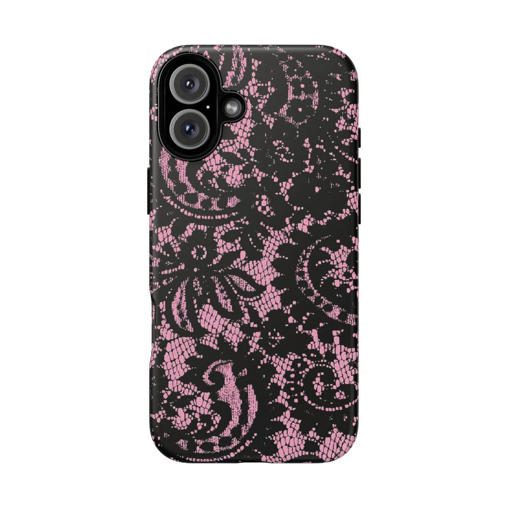 Pink lace case