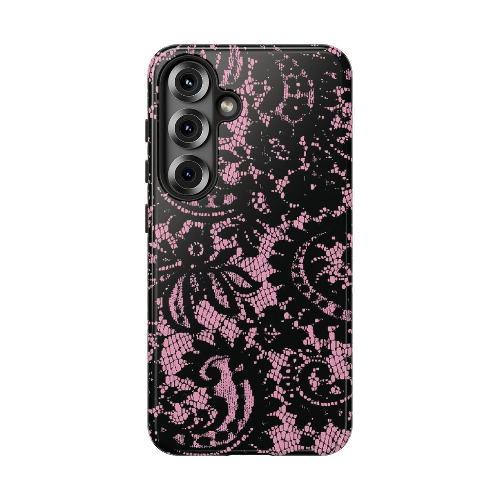 Pink lace case