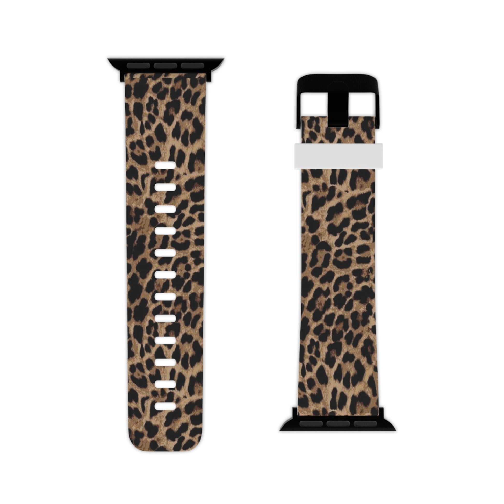 Leopard print watch band
