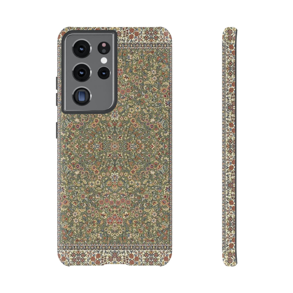 Green Persian Rug Case