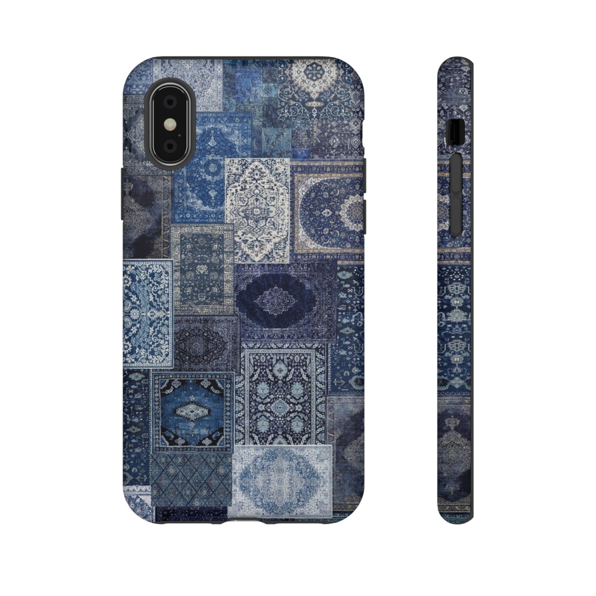Blue Persian Rug Case (collage)