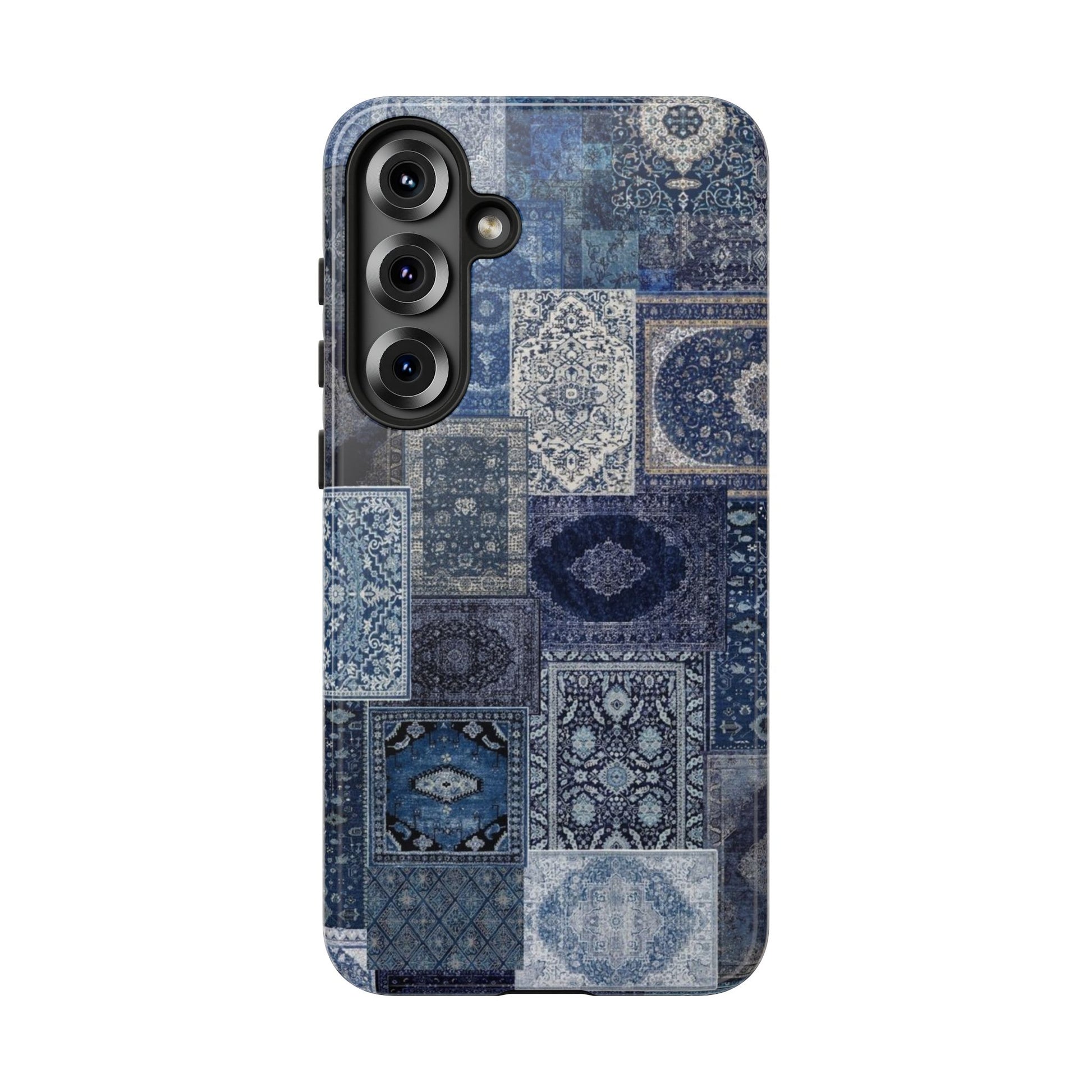 Blue Persian Rug Case (collage)