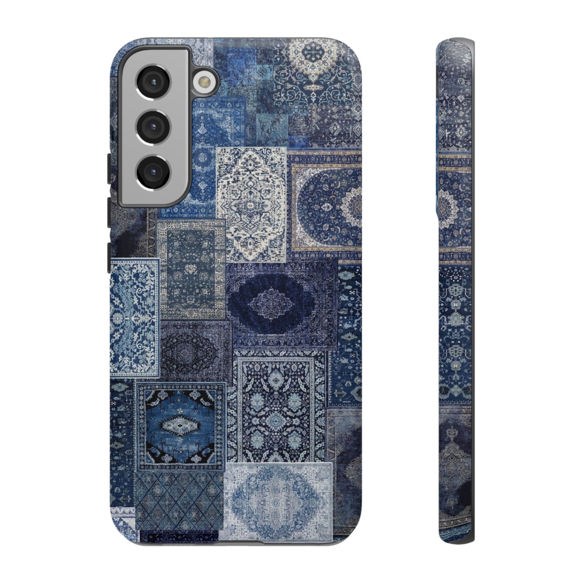 Blue Persian Rug Case (collage)