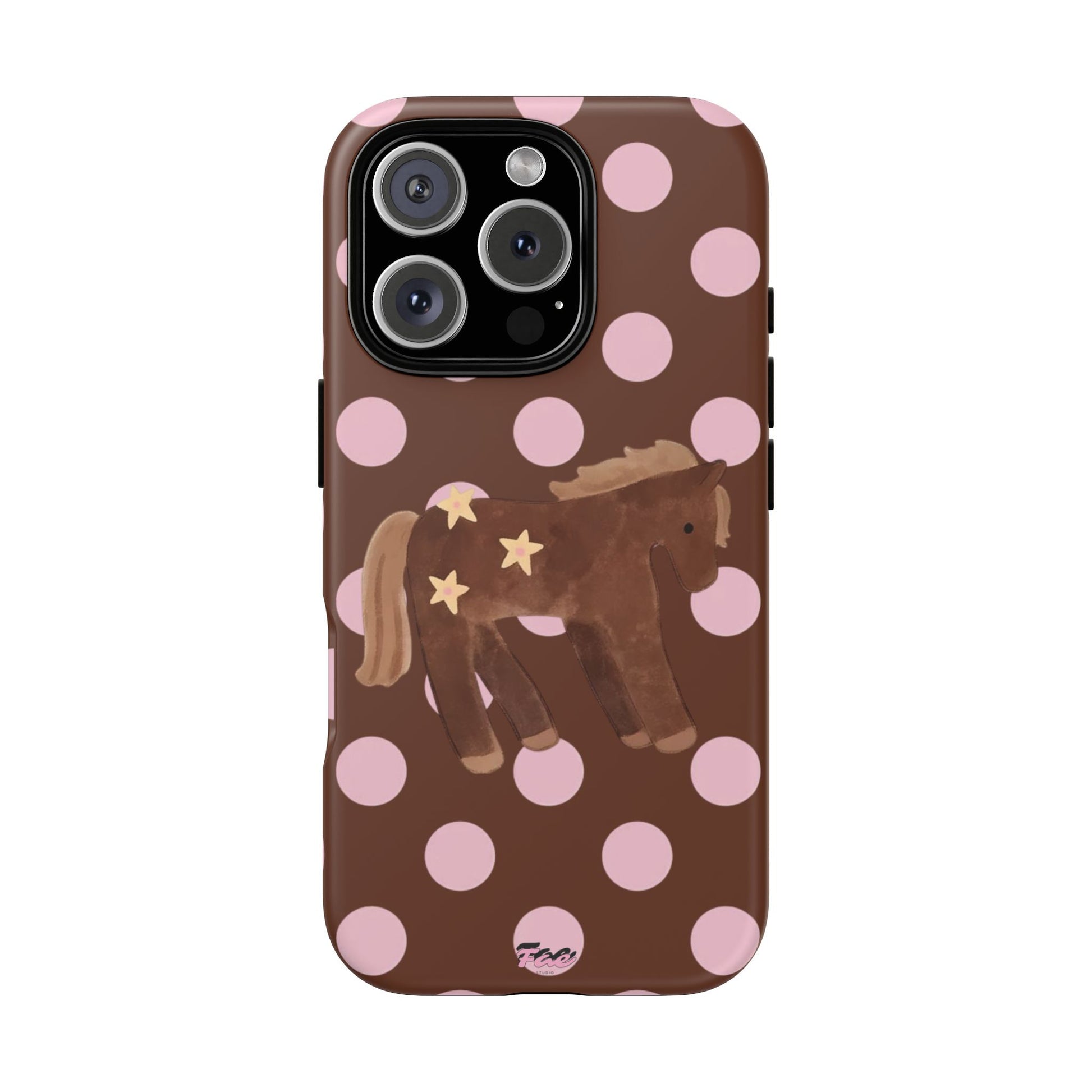 The horse year  case (brown)