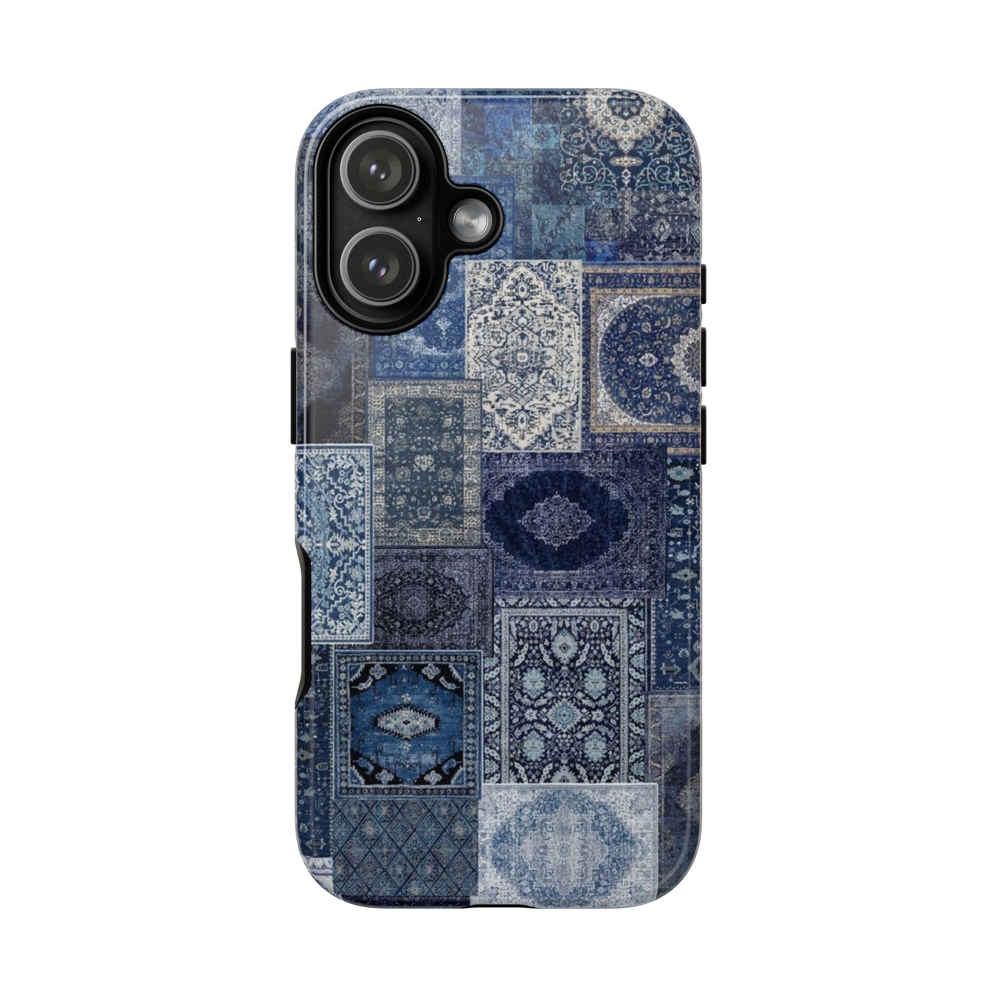 Blue Persian Rug Case (collage)