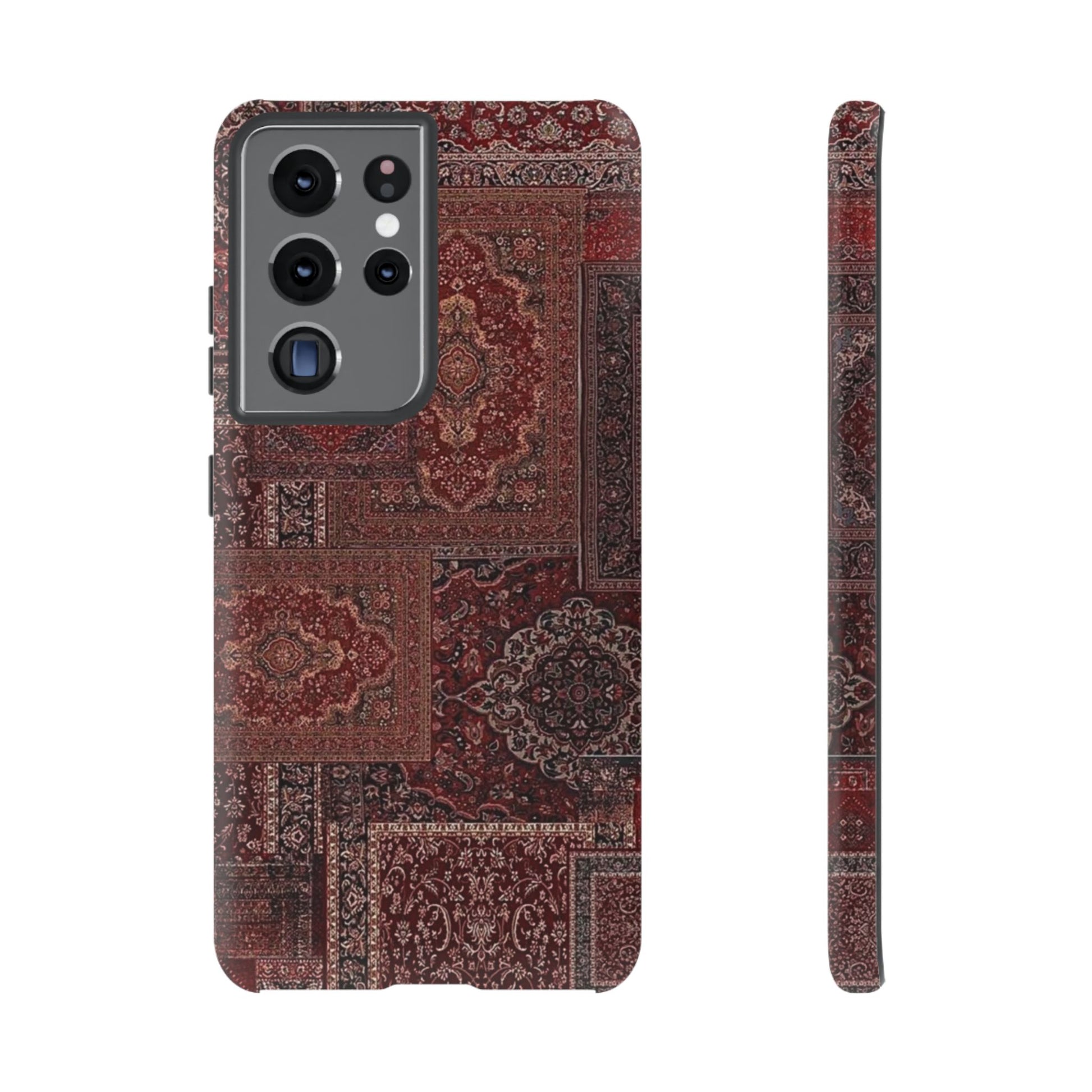 Red Persian Rug Case (collage)