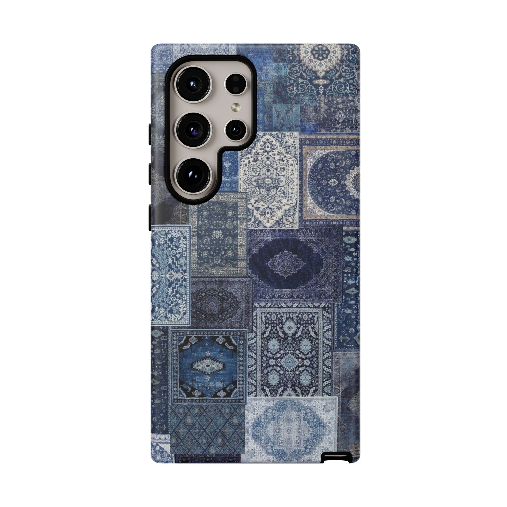 Blue Persian Rug Case (collage)