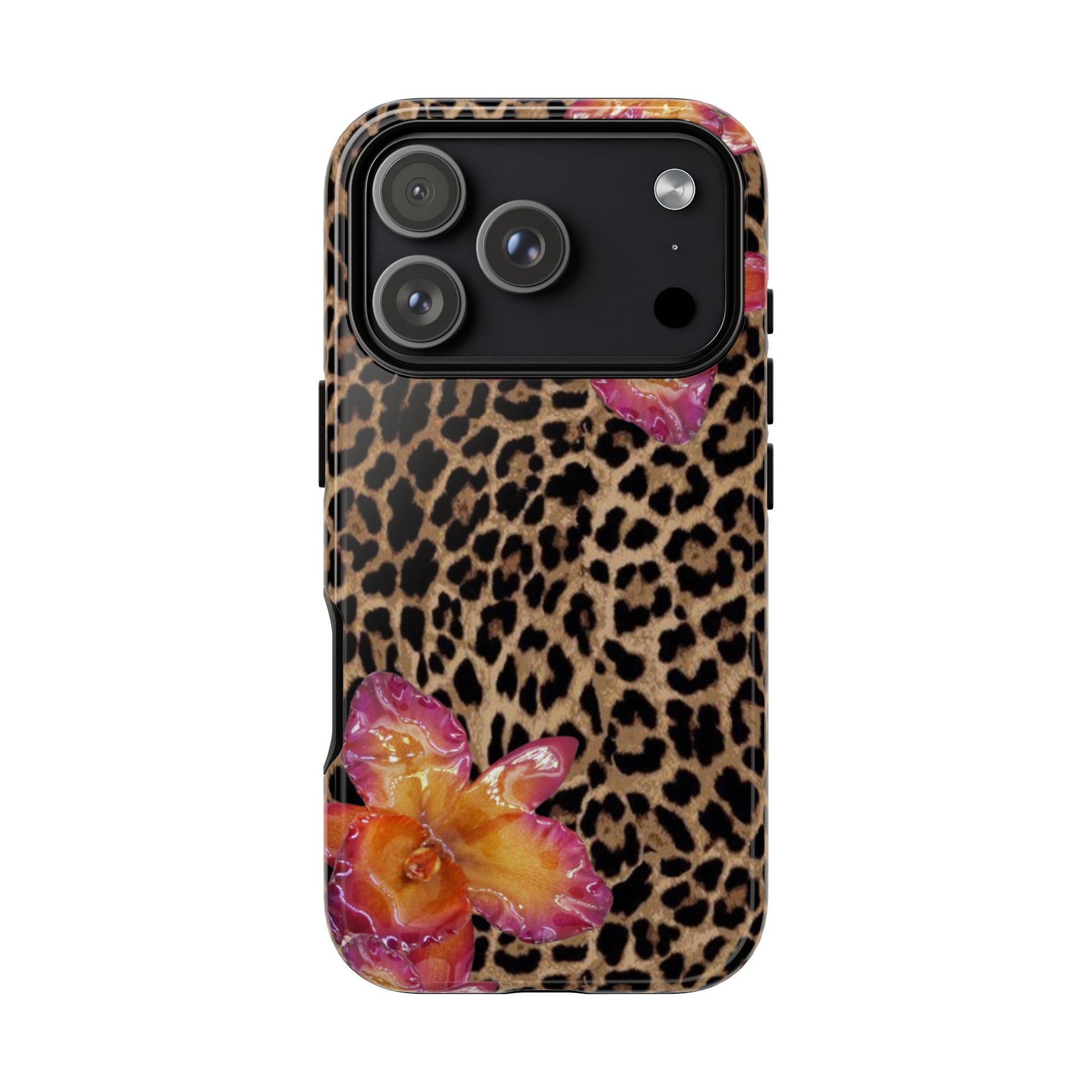 Leopard flower case