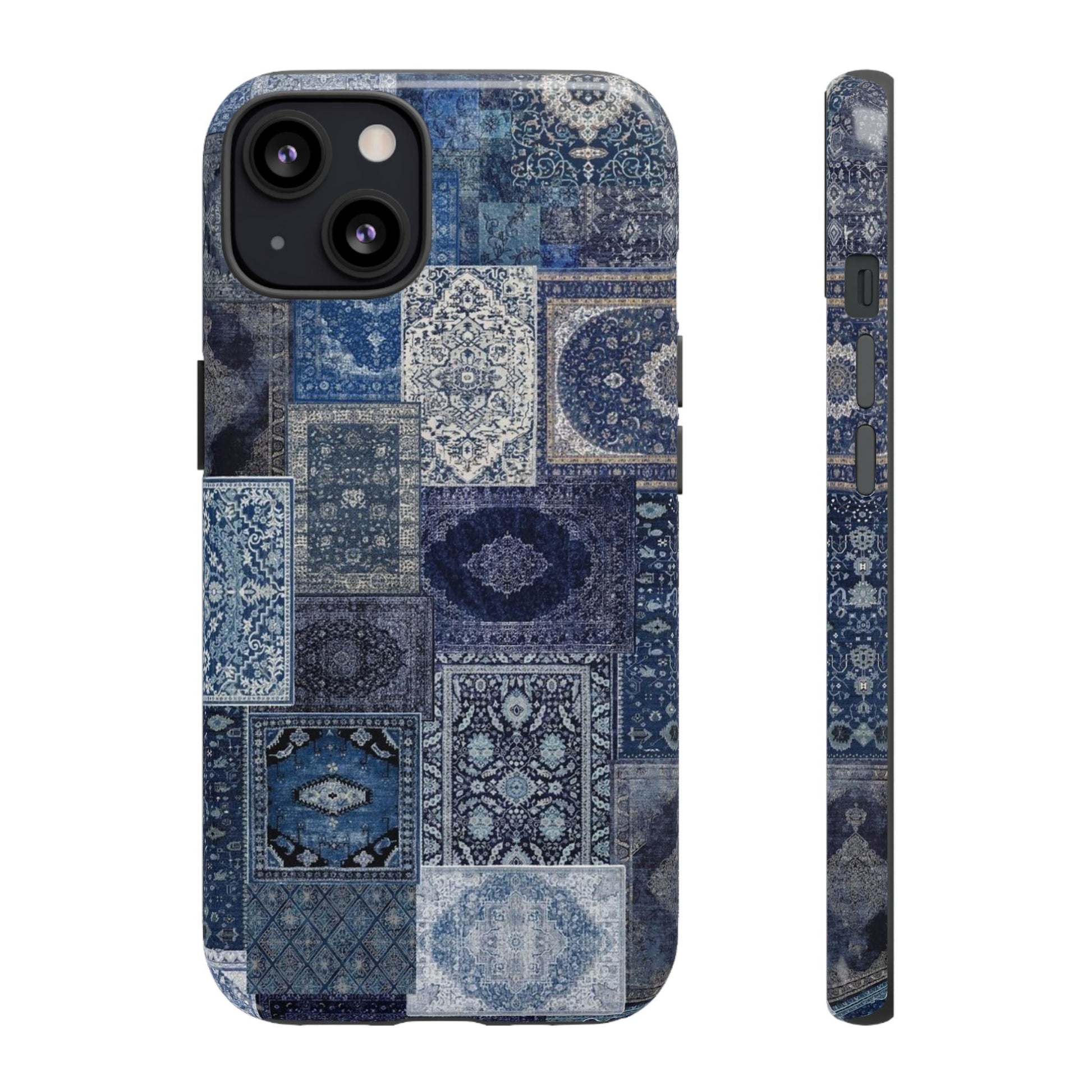 Blue Persian Rug Case (collage)