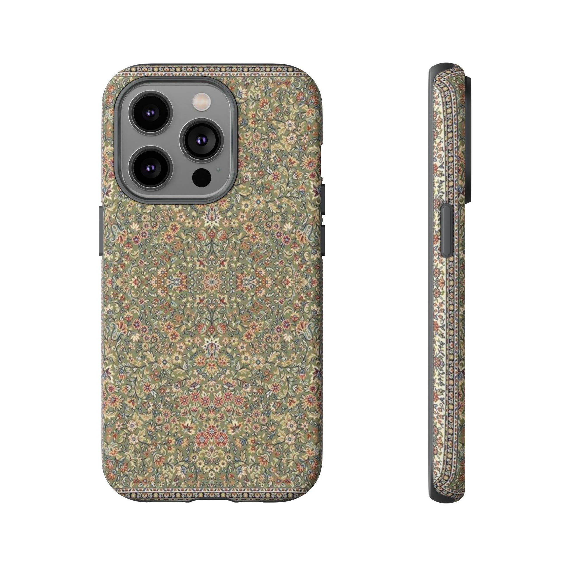Green Persian Rug Case