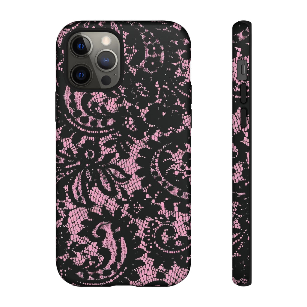 Pink lace case