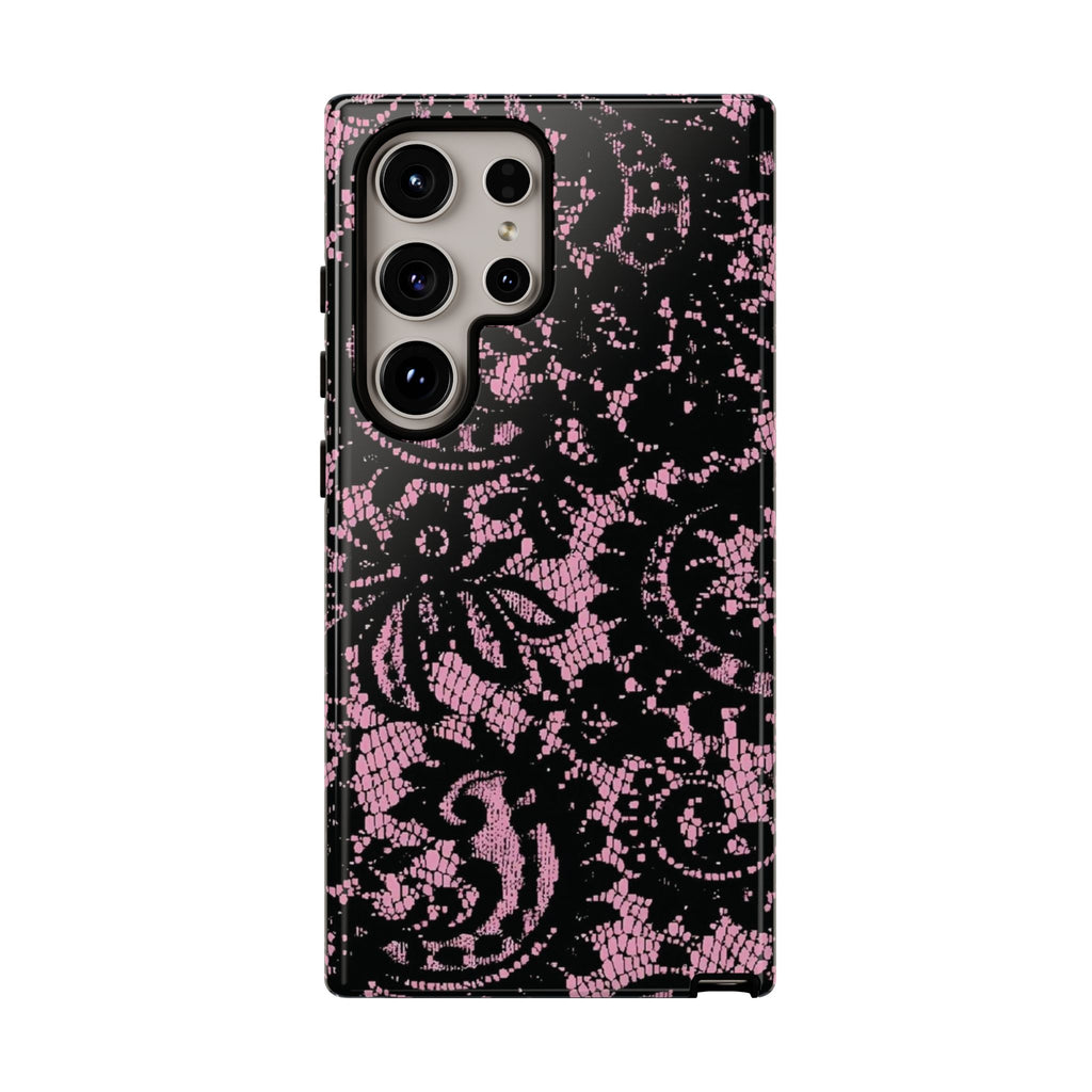 Pink lace case