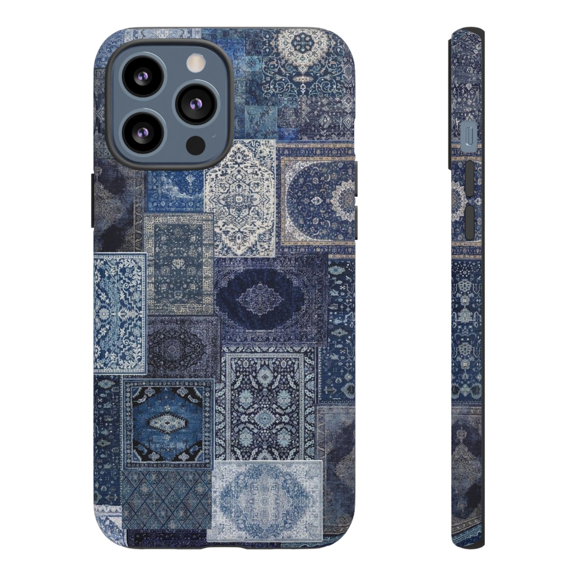 Blue Persian Rug Case (collage)