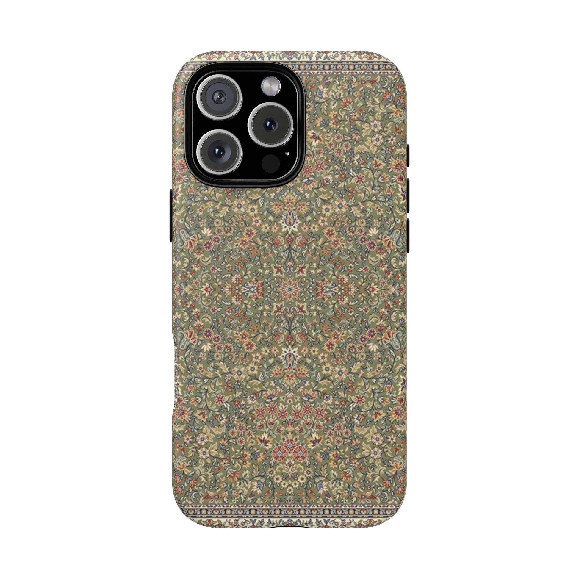 Green Persian Rug Case